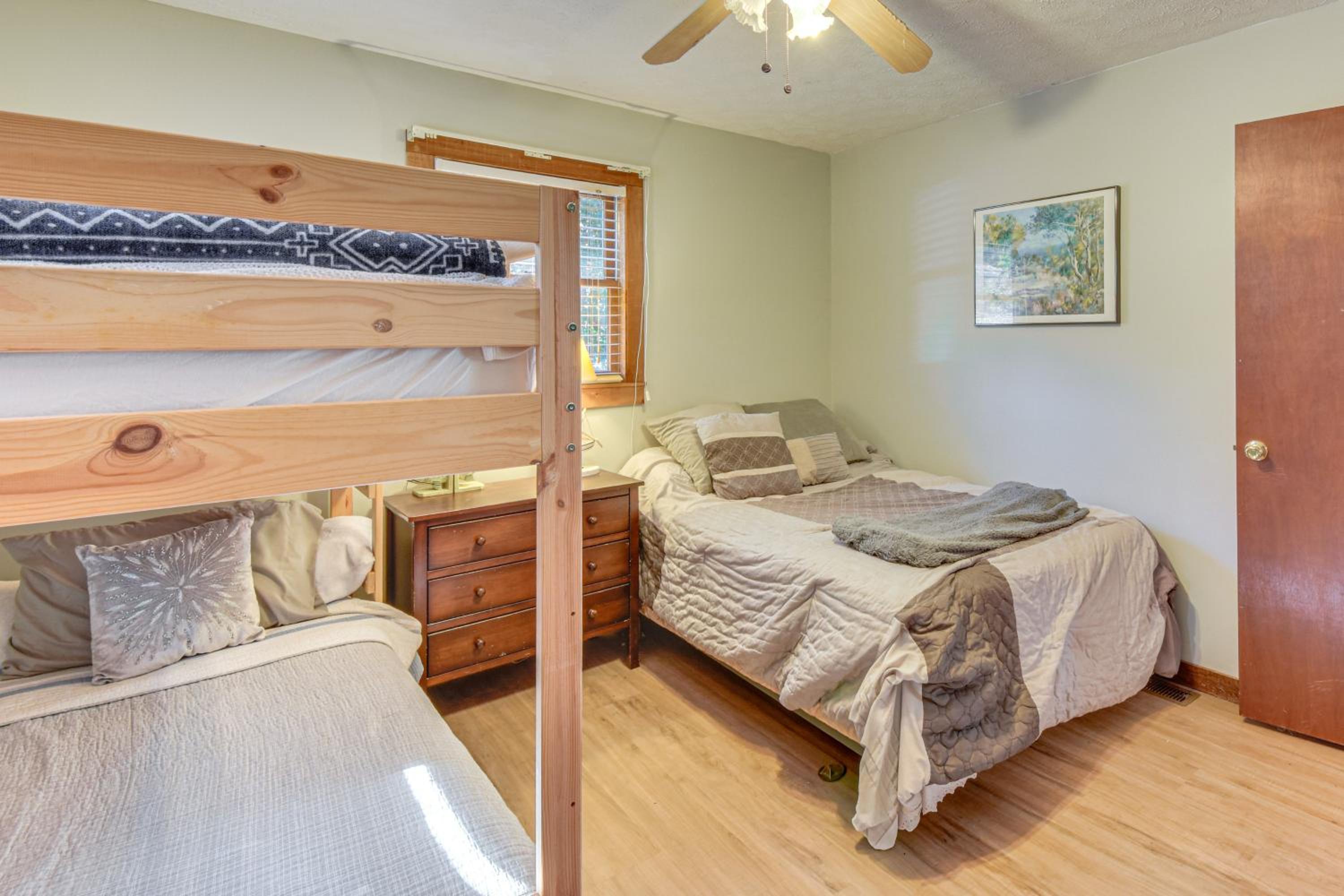 Private Lakefront Home with Views and Dock in Hartwell