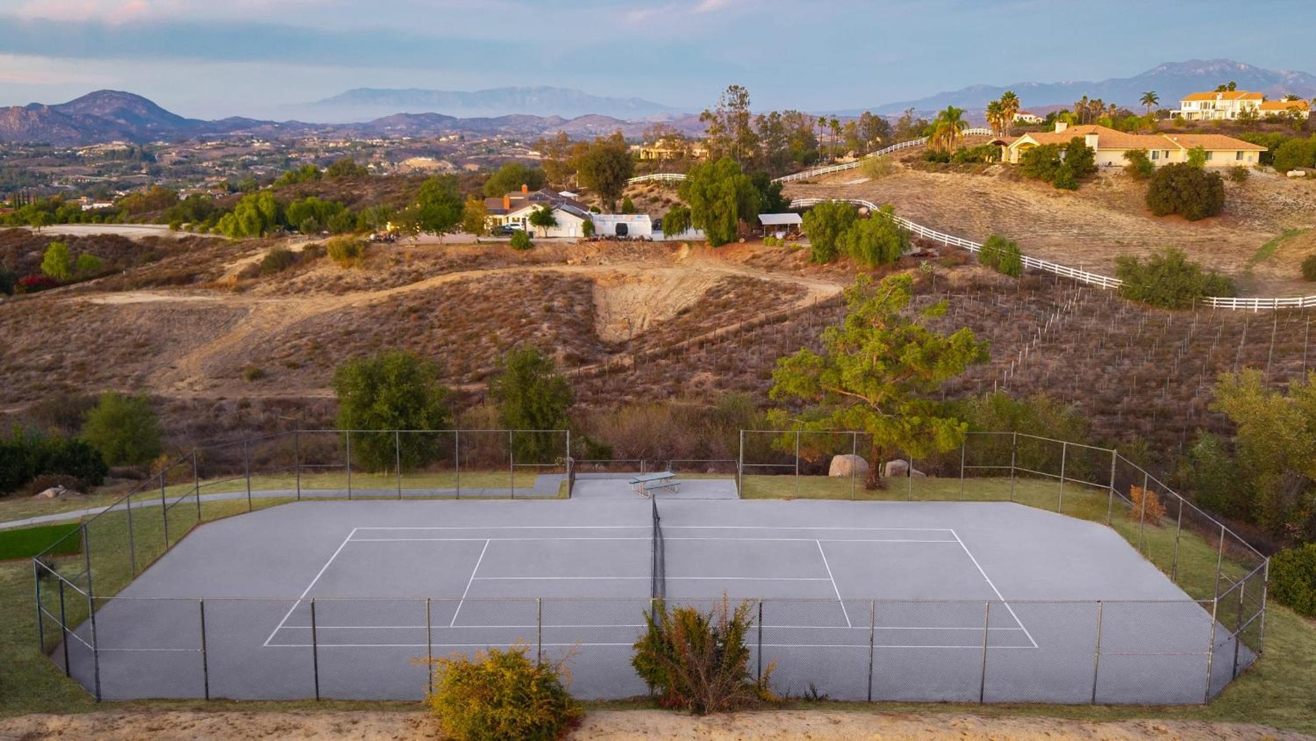 Temecula Stay w Pool Movie Room Sauna Tennis Court Panoramic Valley Views Via de Oro Estate by Avantstay