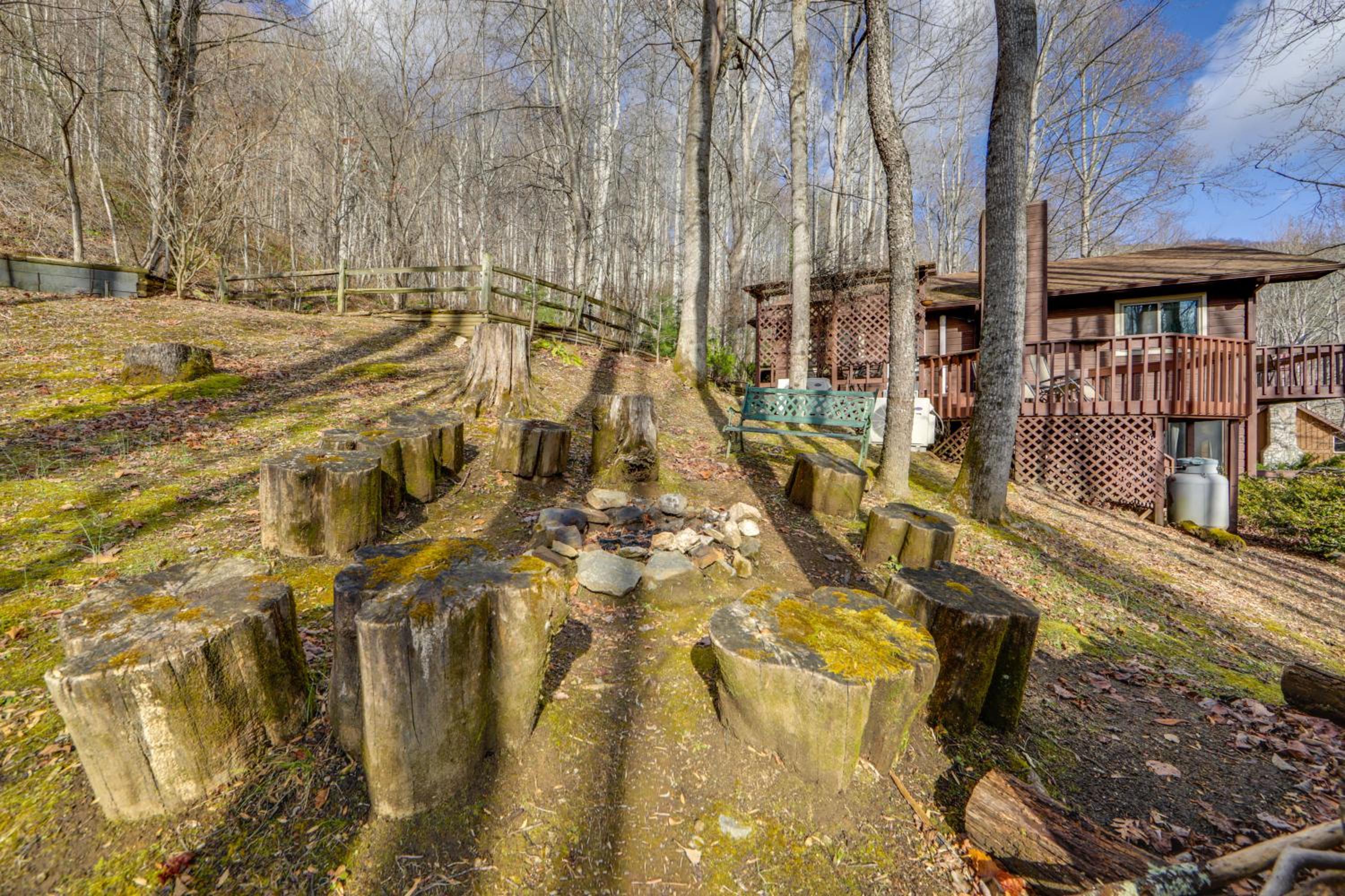 Dog-Friendly Cabin 6 Mi to Cataloochee Skiing!