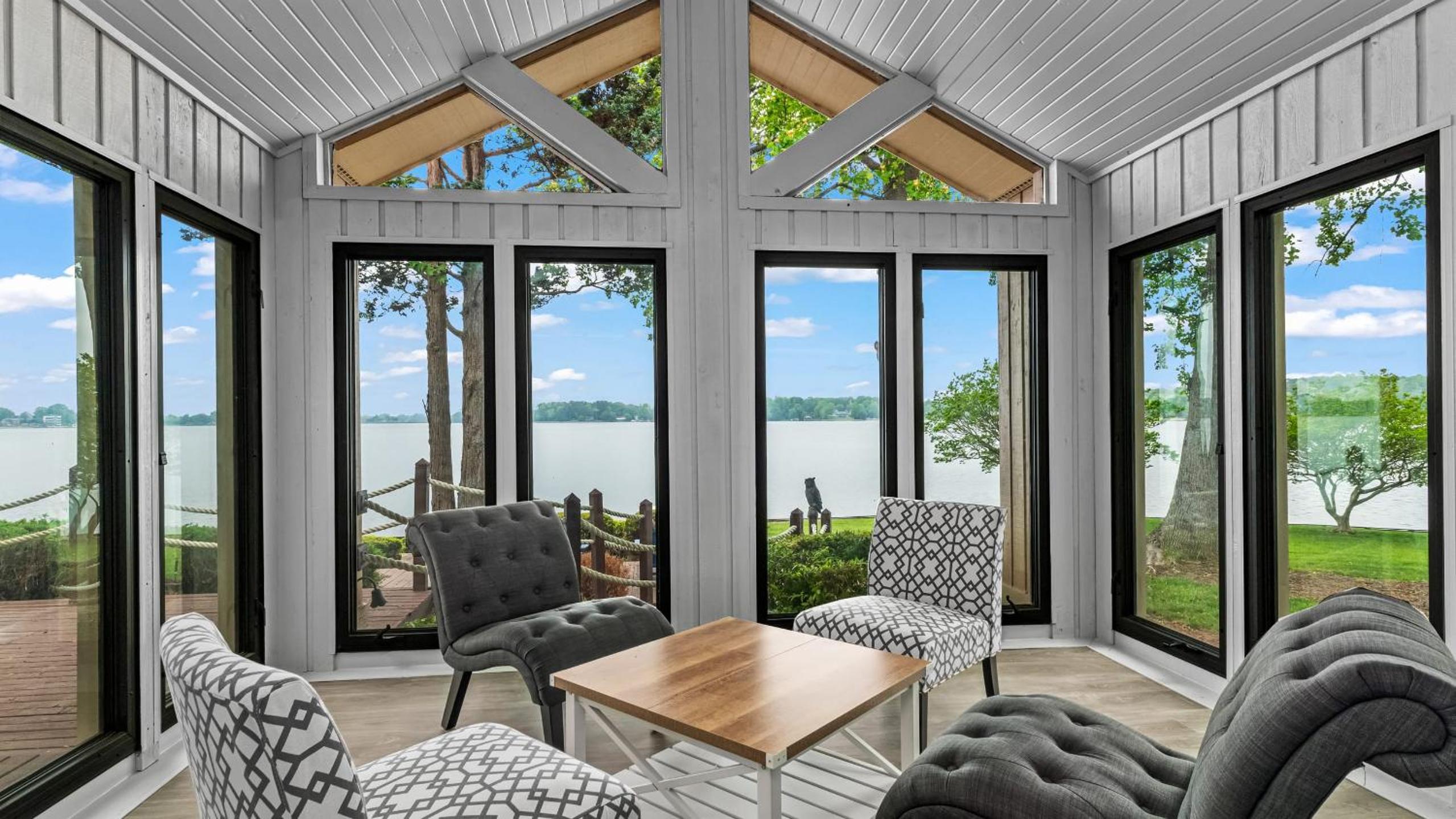 Waterfront Stay w Canoes Deck Game Room Lake Views Near Mooresville Renwick Cove by AvantStay