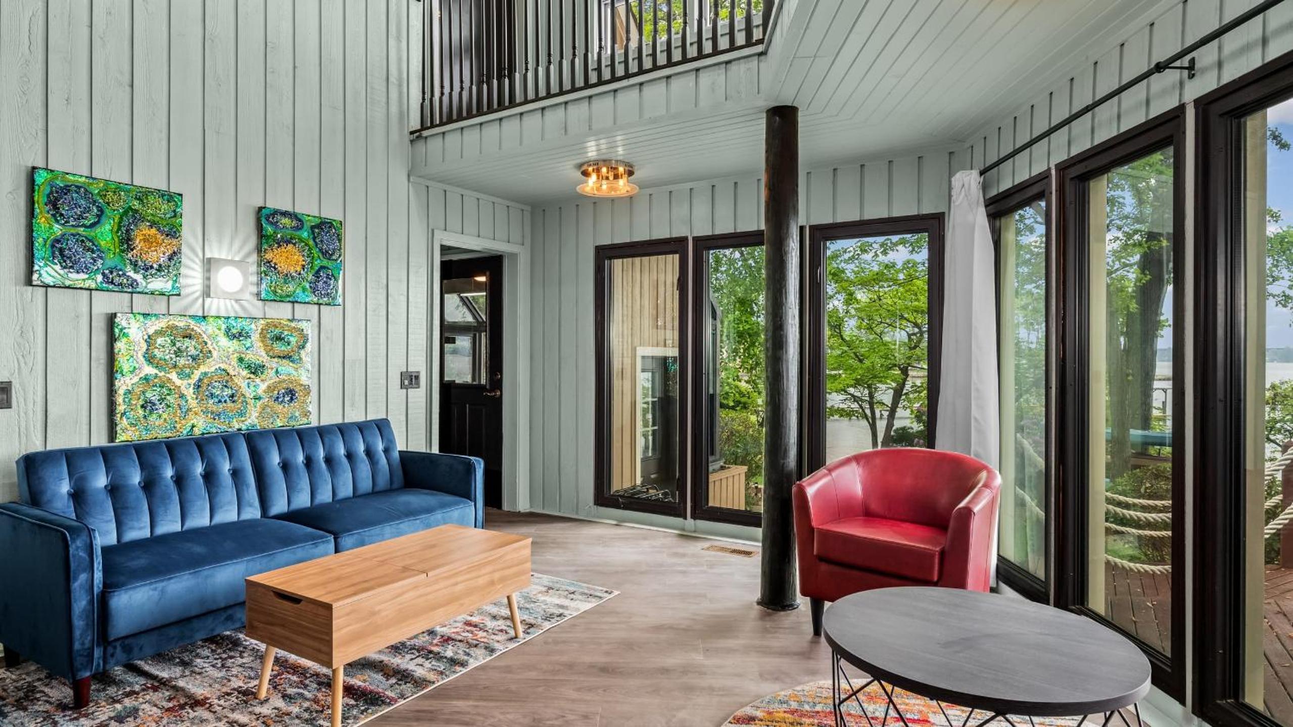 Waterfront Stay w Canoes Deck Game Room Lake Views Near Mooresville Renwick Cove by AvantStay
