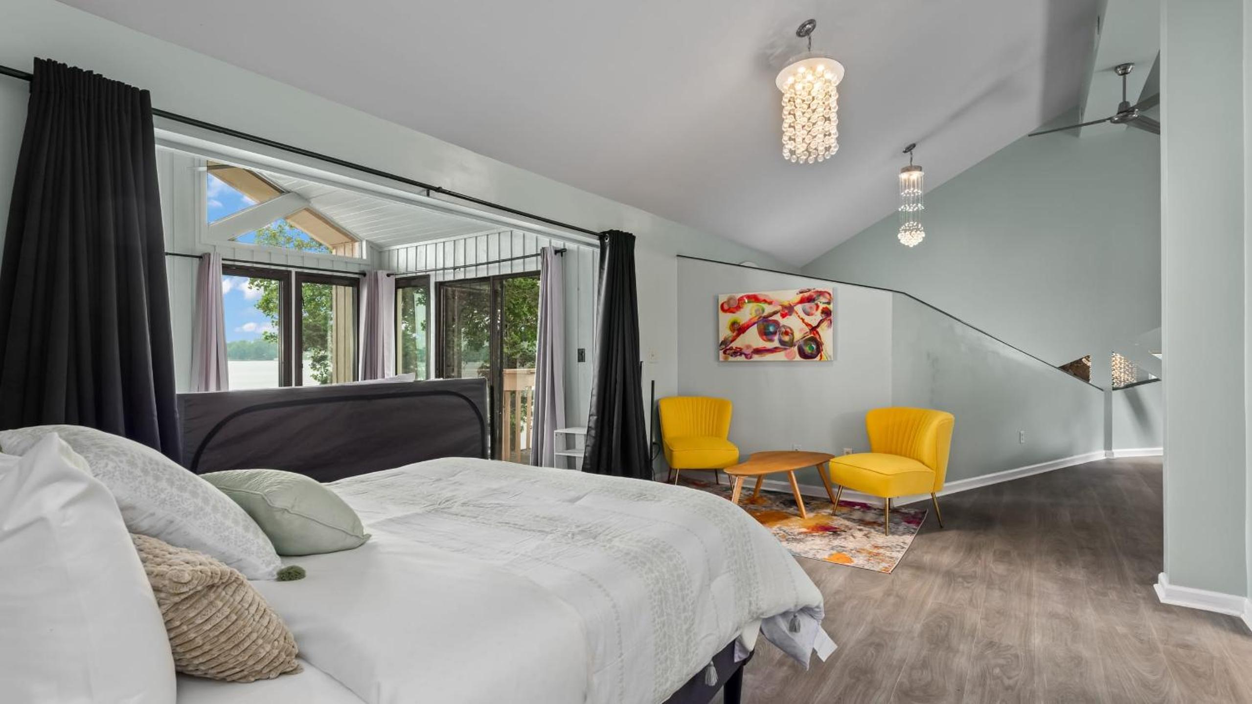 Waterfront Stay w Canoes Deck Game Room Lake Views Near Mooresville Renwick Cove by AvantStay
