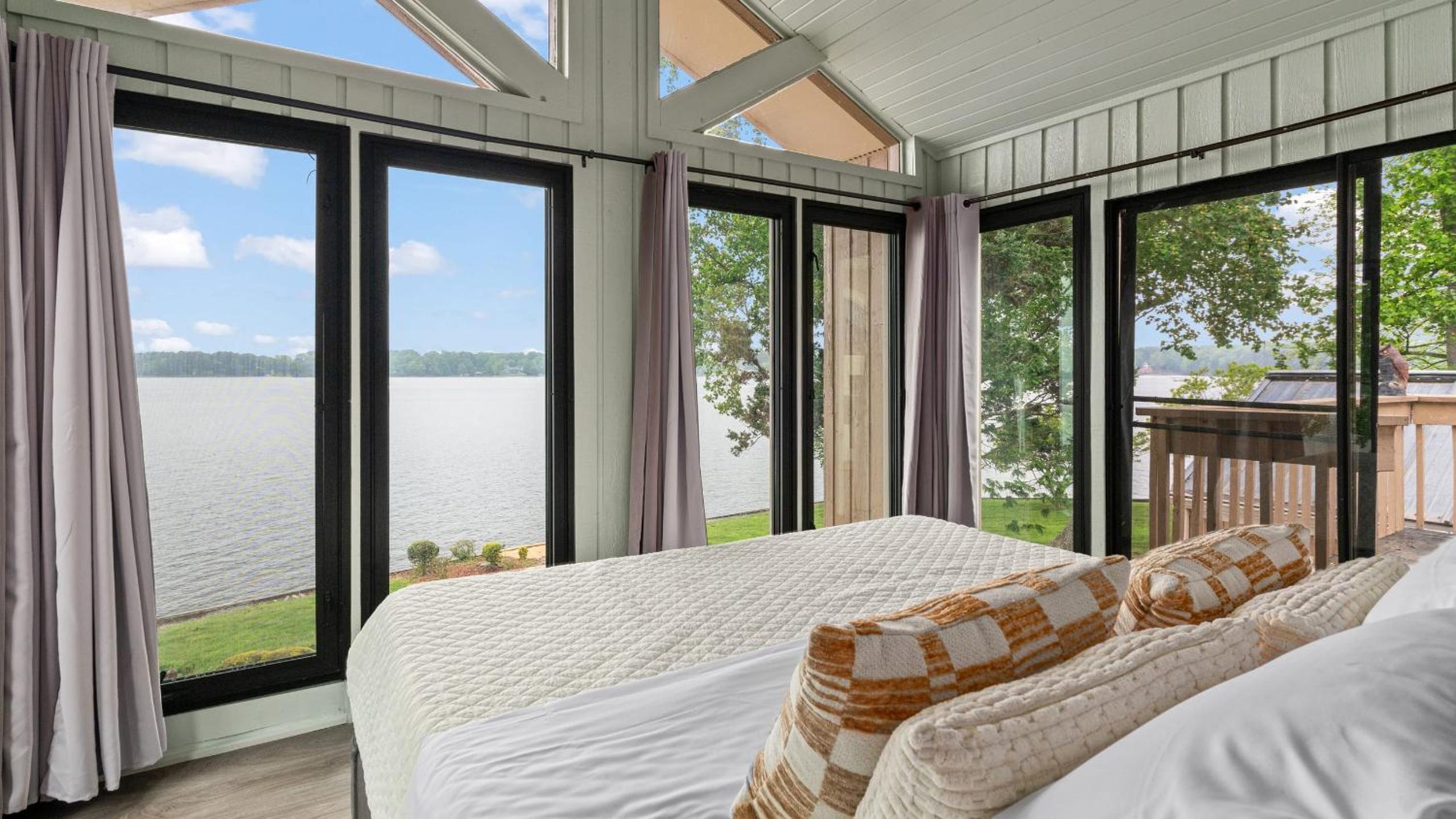 Waterfront Stay w Canoes Deck Game Room Lake Views Near Mooresville Renwick Cove by AvantStay