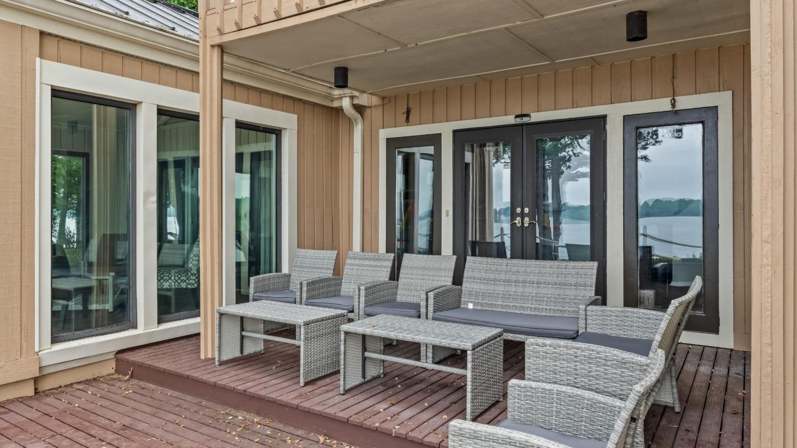 Waterfront Stay w Canoes Deck Game Room Lake Views Near Mooresville Renwick Cove by AvantStay