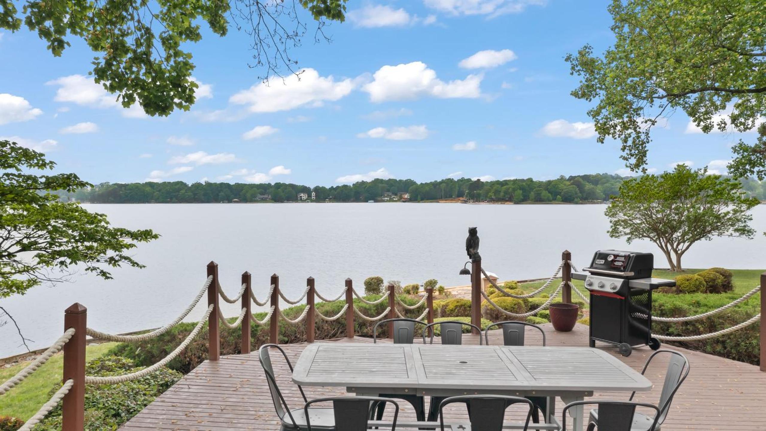 Waterfront Stay w Canoes Deck Game Room Lake Views Near Mooresville Renwick Cove by AvantStay