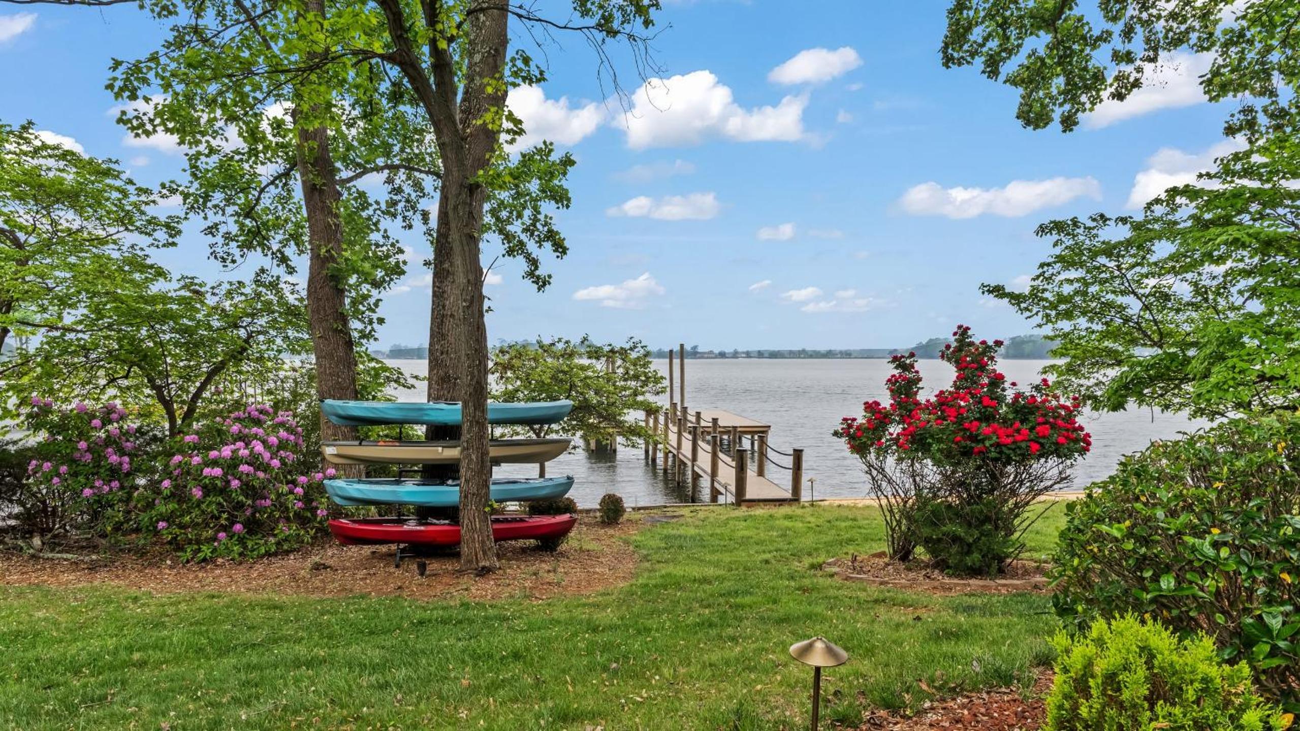 Waterfront Stay w Canoes Deck Game Room Lake Views Near Mooresville Renwick Cove by AvantStay