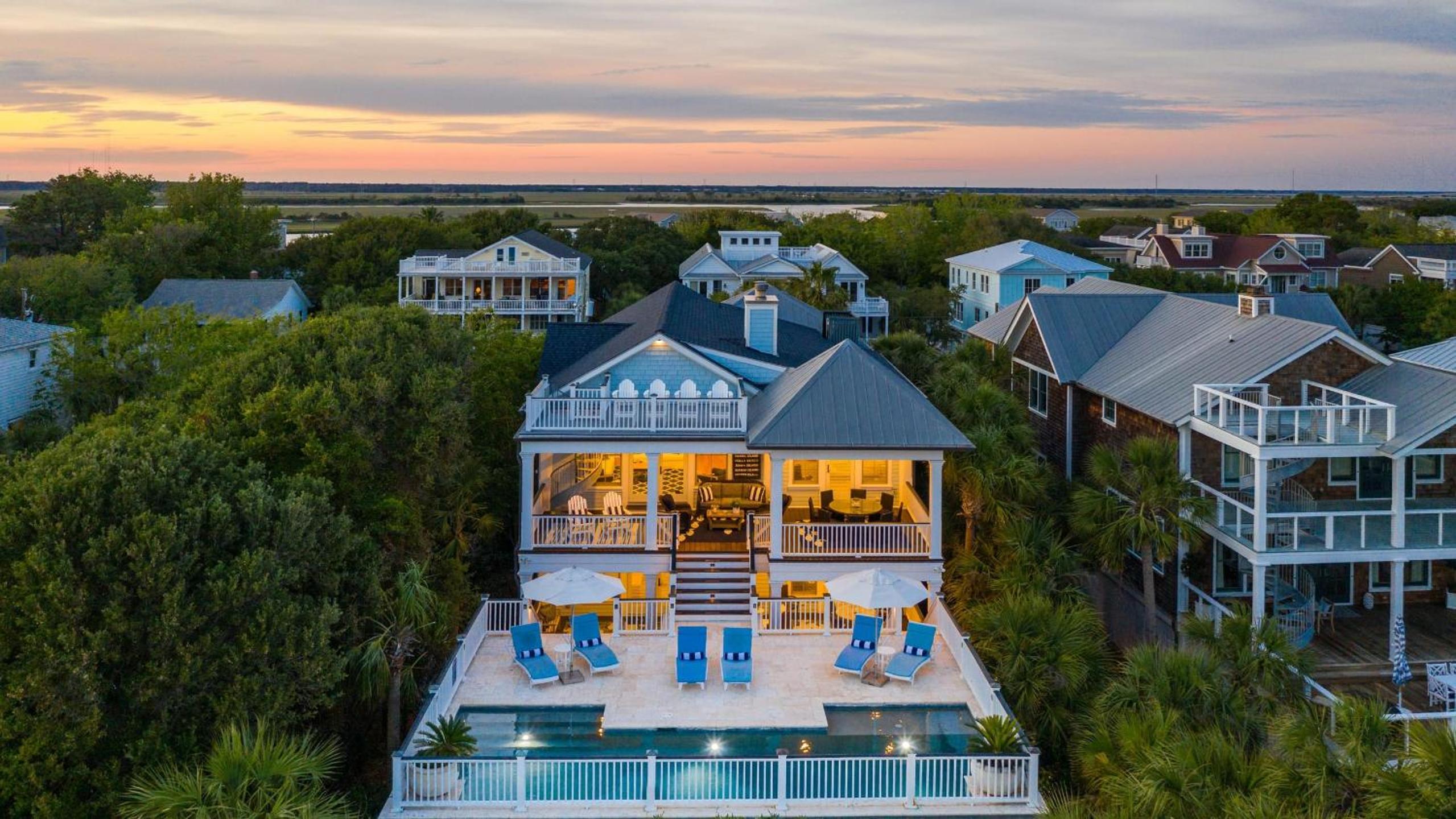 Beachside Stay with Pool Two Decks Rooftop Lounge Steps to Front Beach IOP Beachhouse by AvantStay