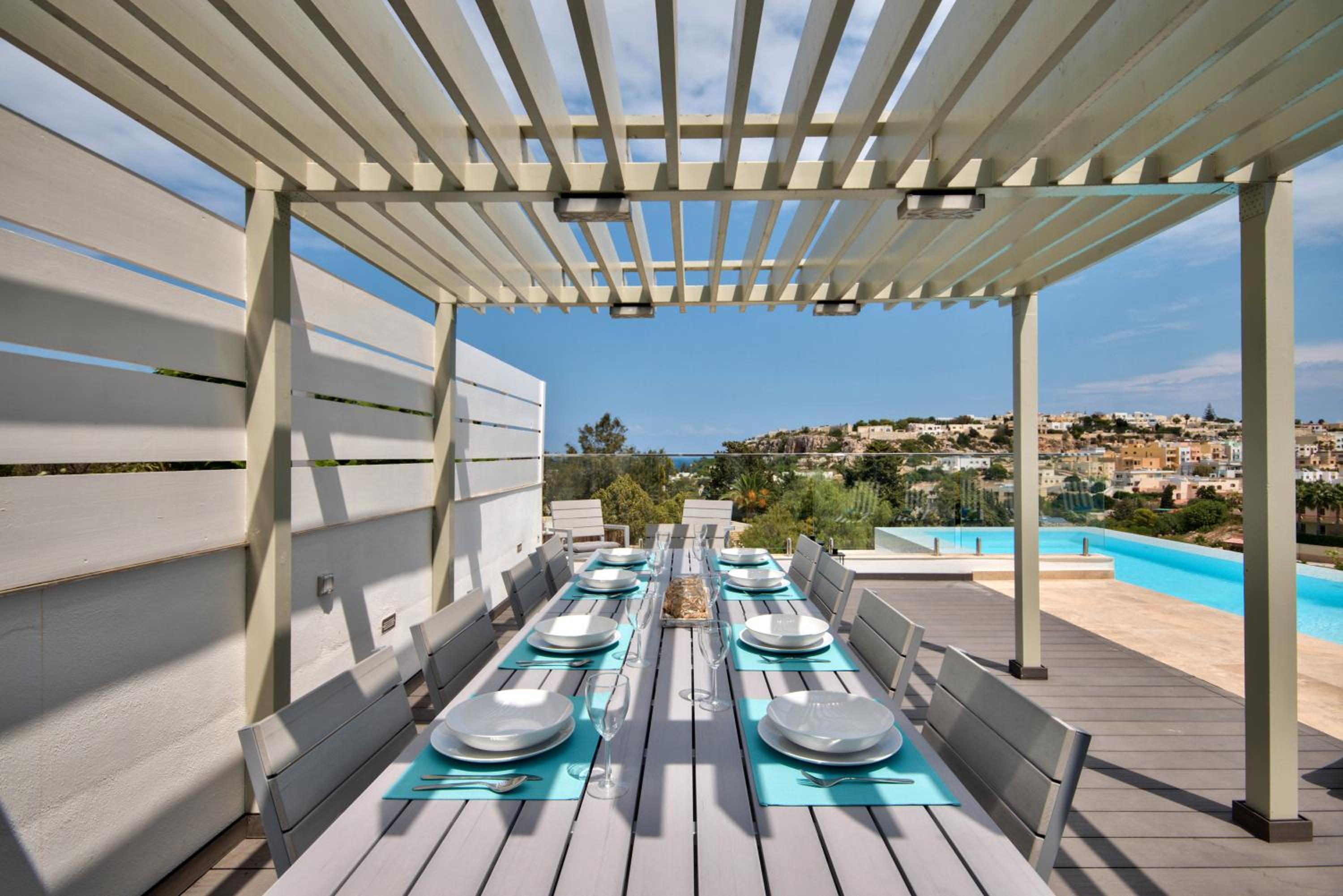 Villa Gaia - Sunset Views, Indoor Heated Pool, Sauna and Games Room view 2