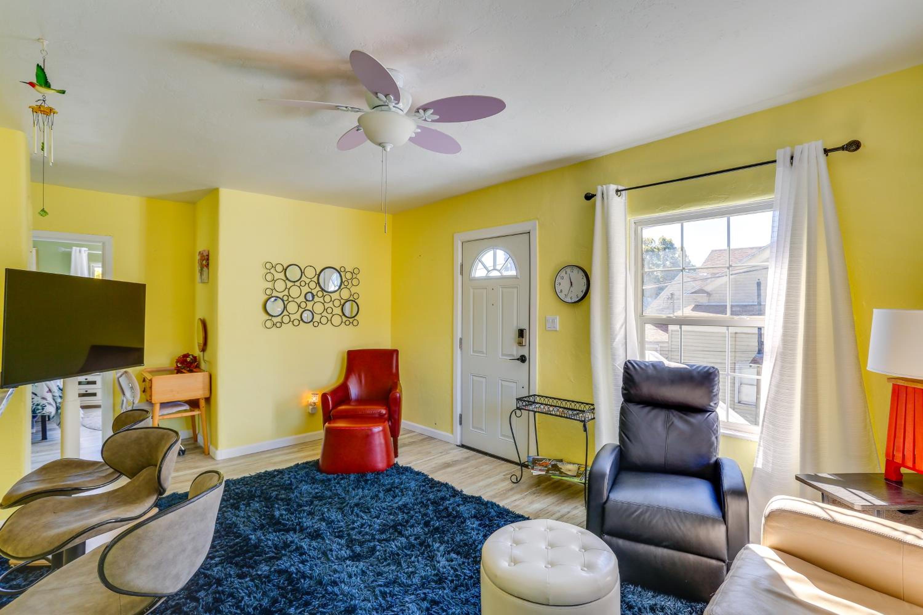 1 Mi to Bizz Johnson Trail! Walkable Apt with Perks