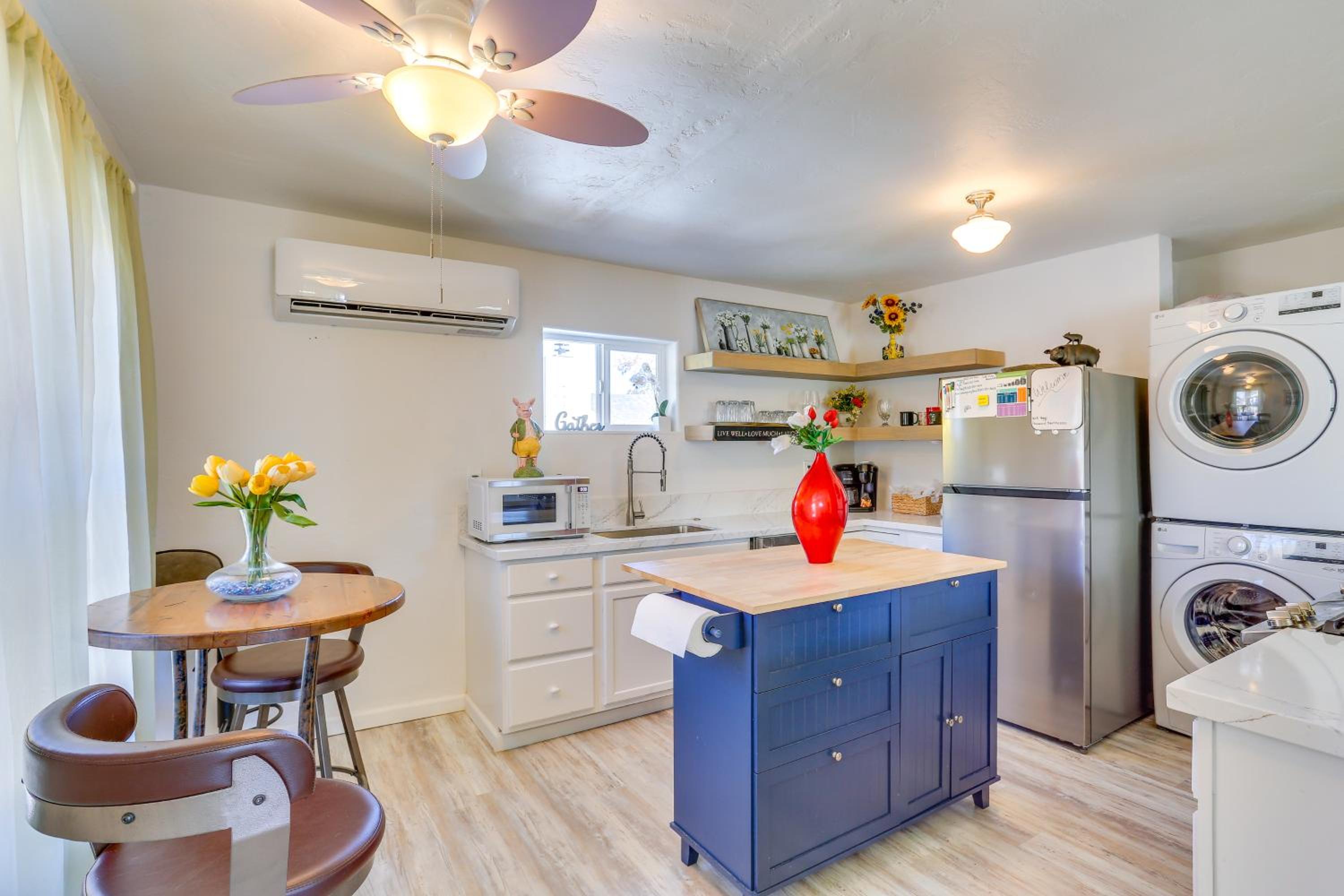 1 Mi to Bizz Johnson Trail! Walkable Apt with Perks