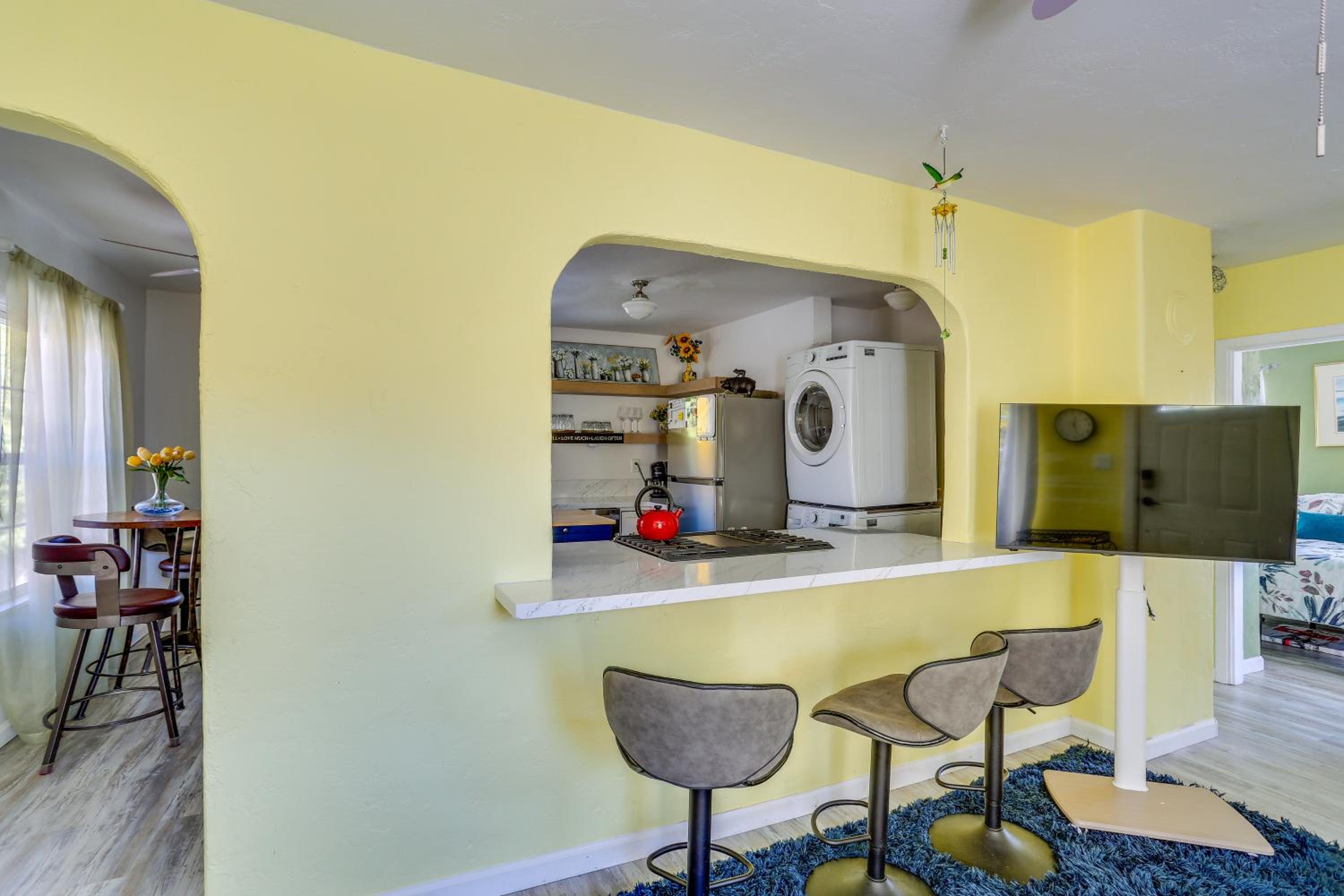 1 Mi to Bizz Johnson Trail! Walkable Apt with Perks