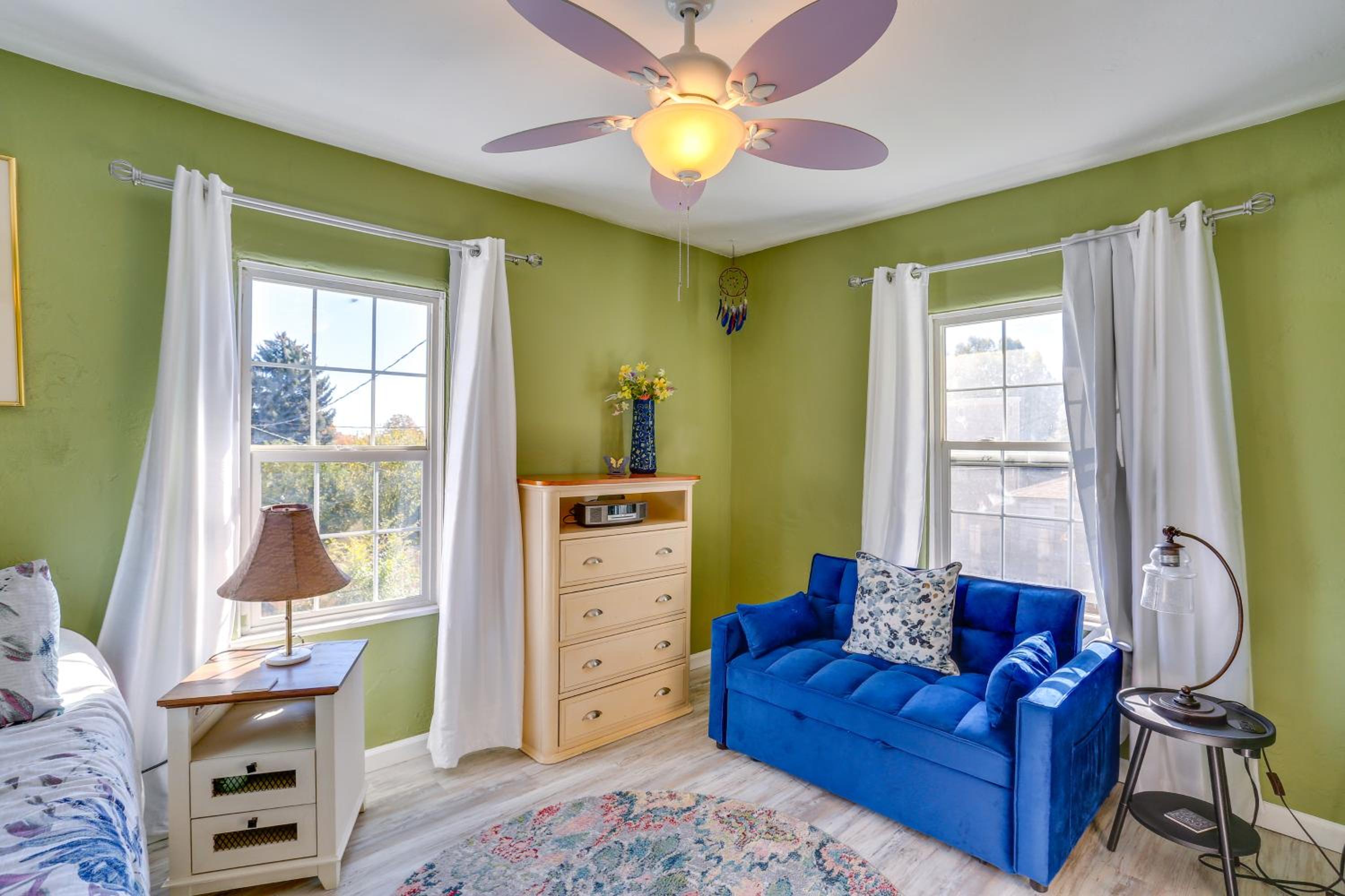 1 Mi to Bizz Johnson Trail! Walkable Apt with Perks