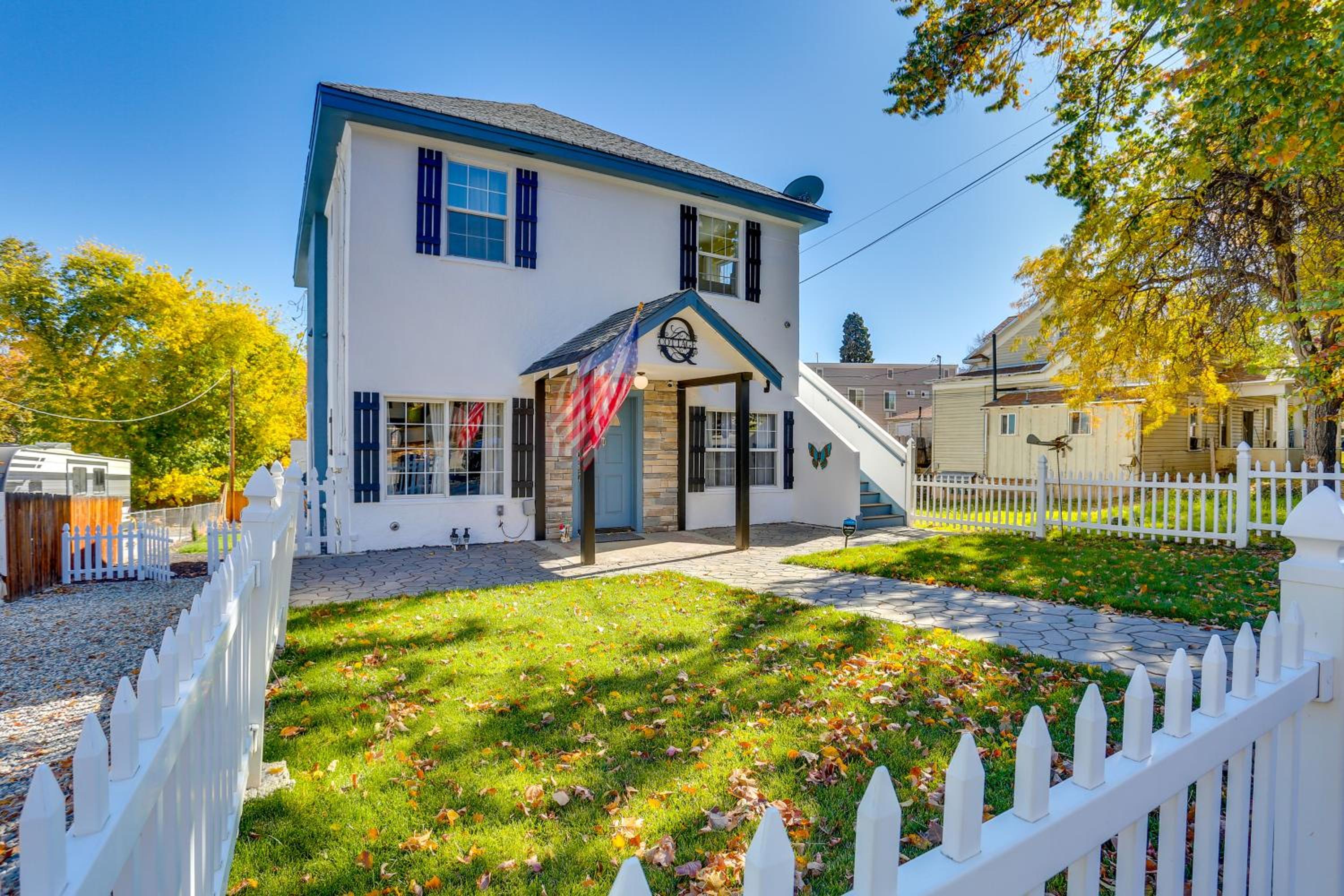 1 Mi to Bizz Johnson Trail! Walkable Apt with Perks