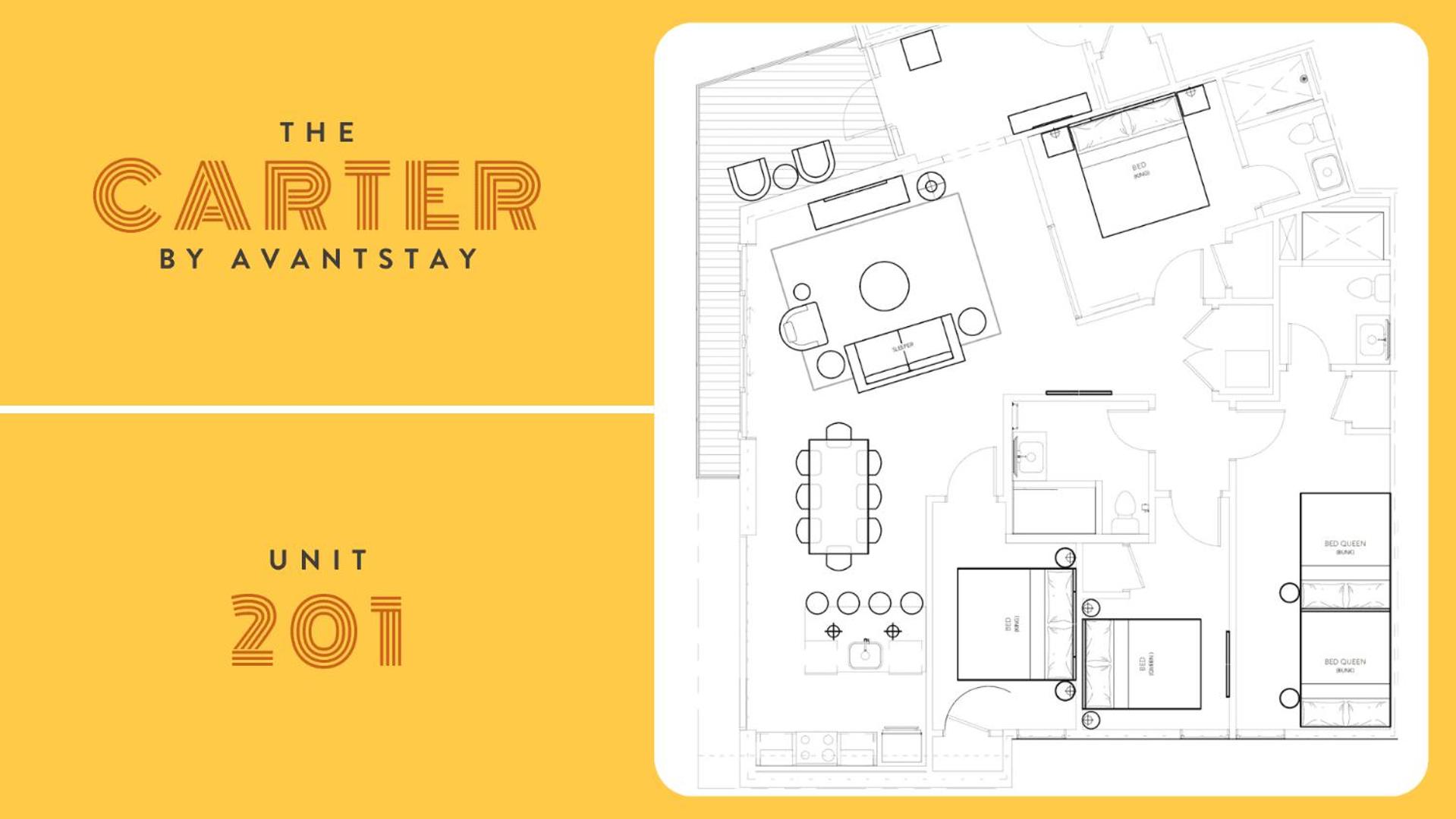 The Carter by AvantStay 2nd Floor Sleeps 48