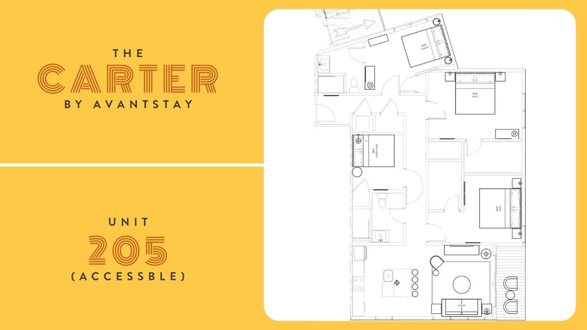 The Carter by AvantStay 2nd Floor Sleeps 48