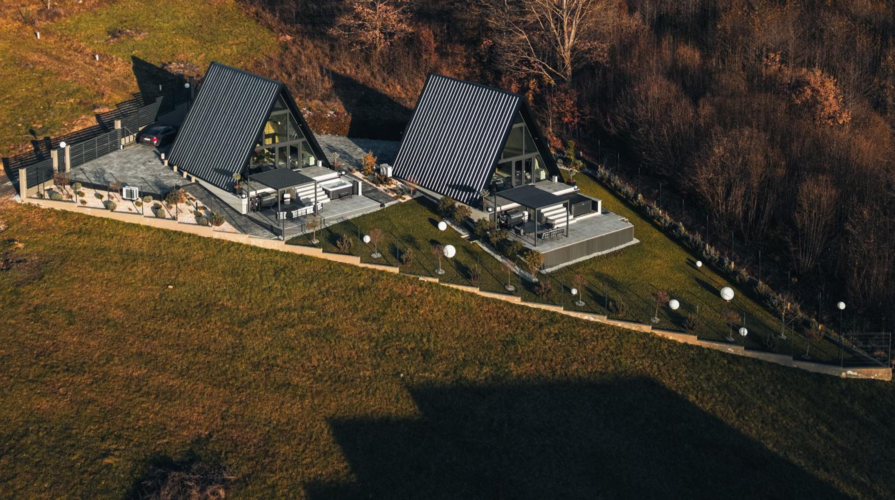 Twin Vista A-Frame Cabins