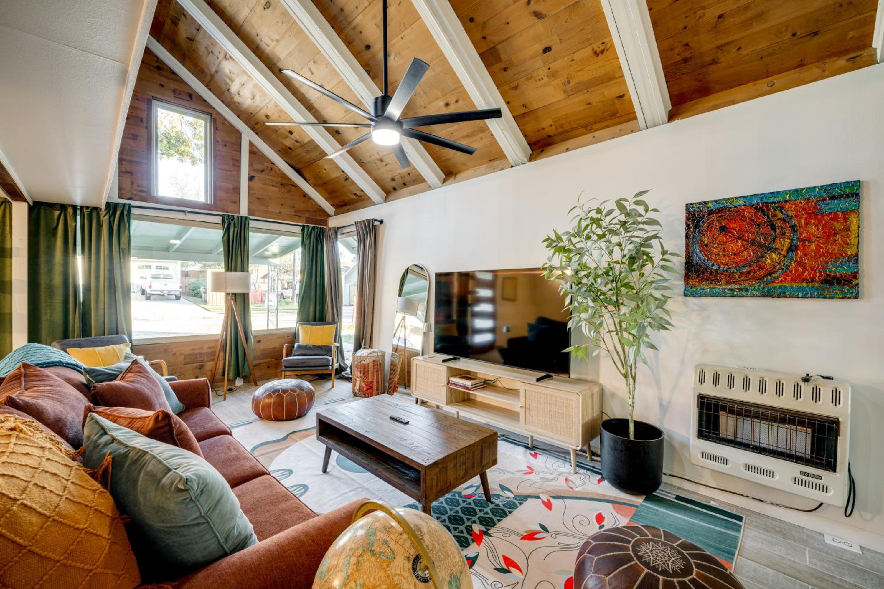 Walk to Historic Dtwn Frisco! Updated A-Frame Home