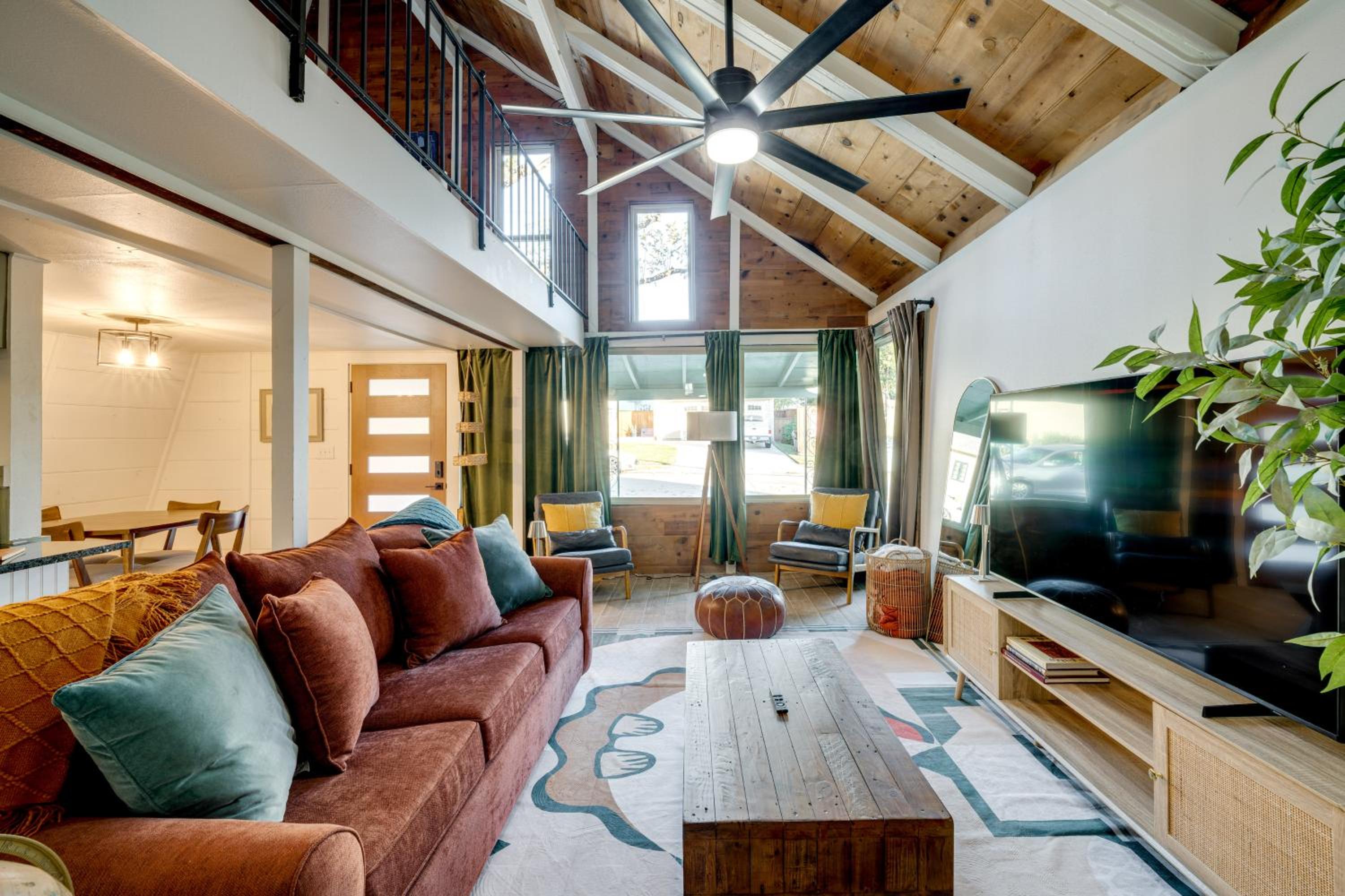 Walk to Historic Dtwn Frisco! Updated A-Frame Home