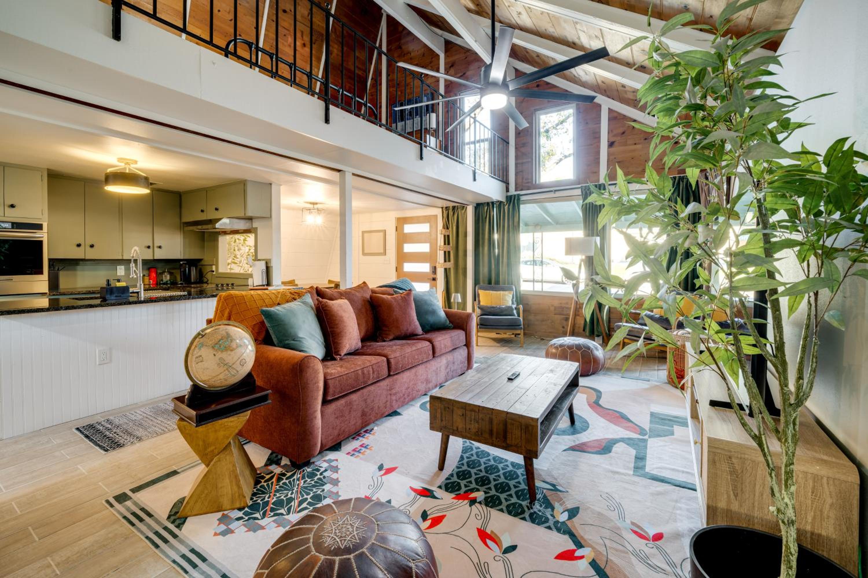 Walk to Historic Dtwn Frisco! Updated A-Frame Home