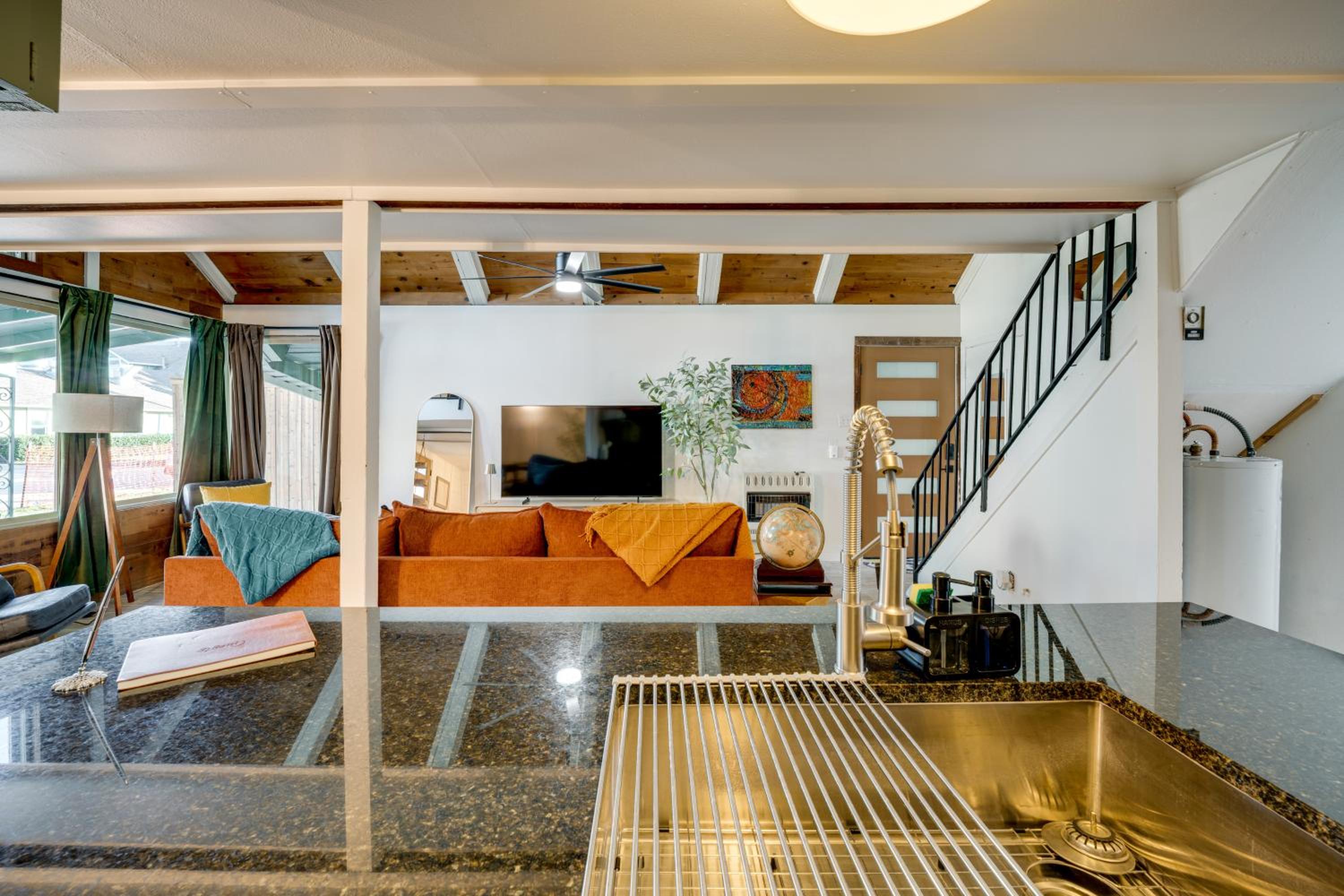 Walk to Historic Dtwn Frisco! Updated A-Frame Home