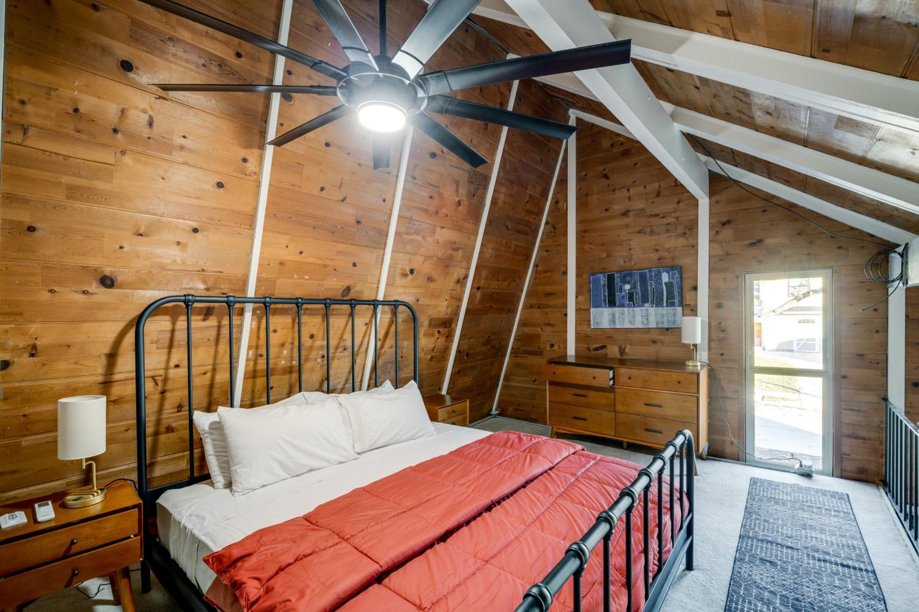 Walk to Historic Dtwn Frisco! Updated A-Frame Home