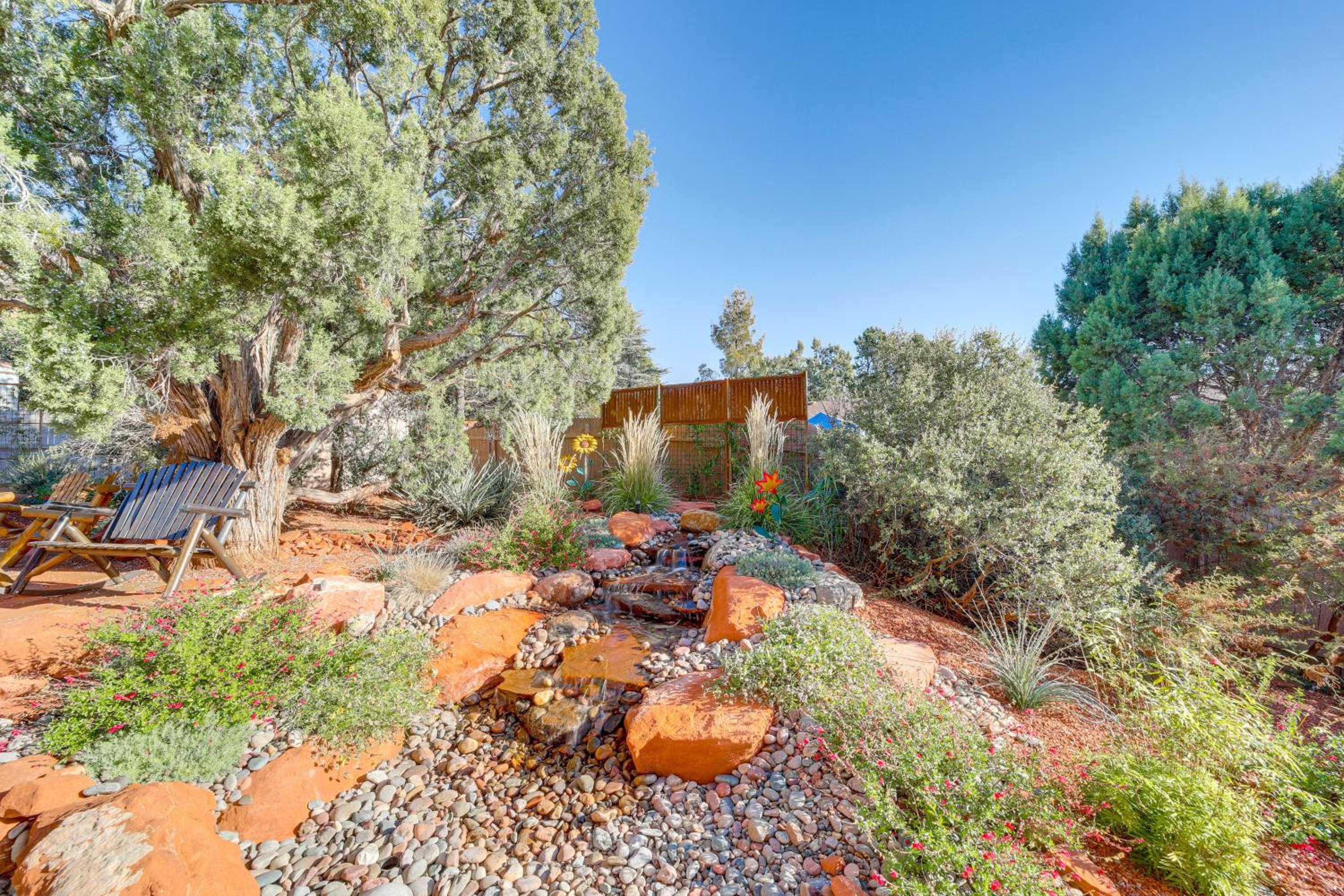 Walk to Trails! West Sedona Retreat with Deck and Yard