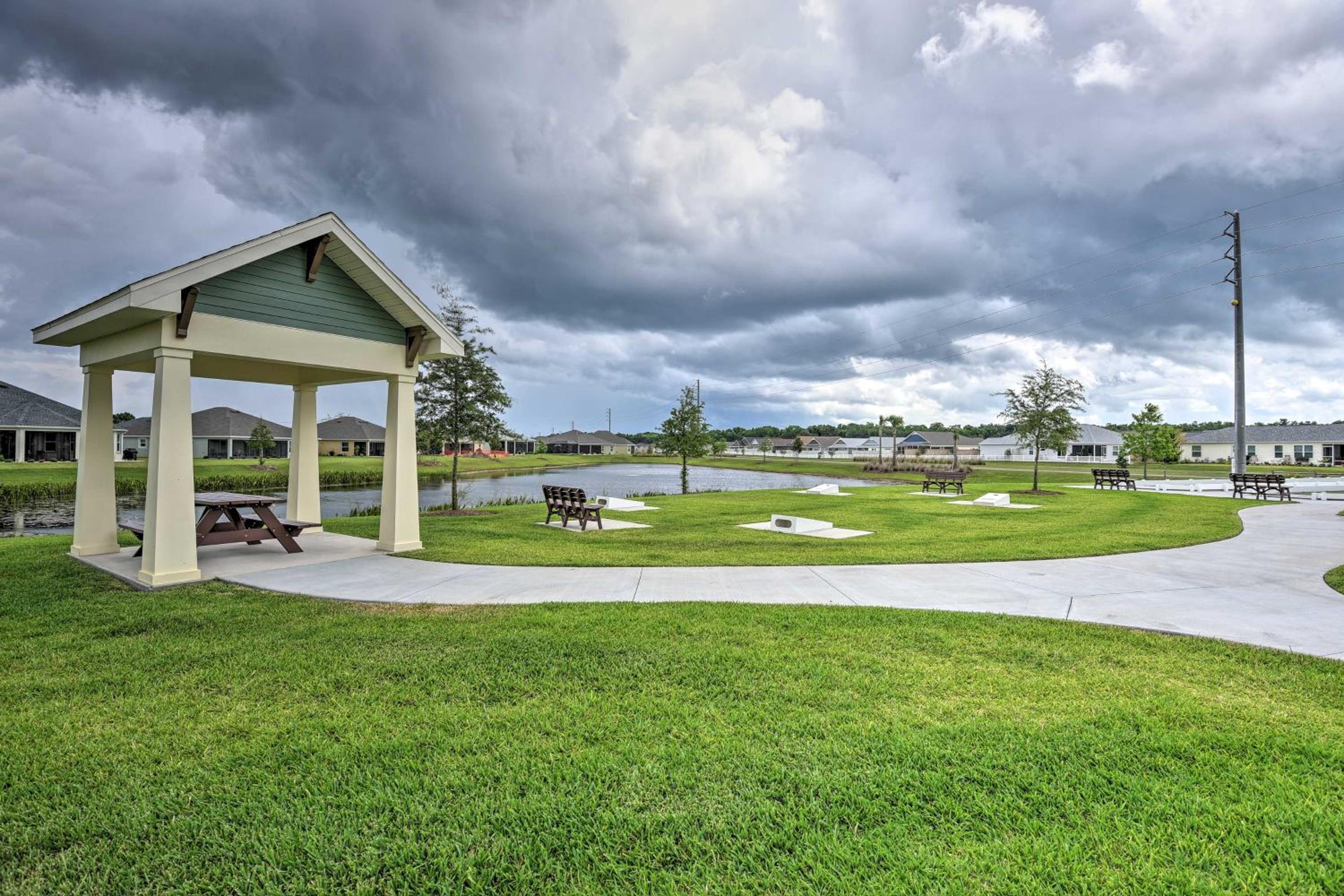 Golf, Shop and Unwind Home with Patio in The Villages