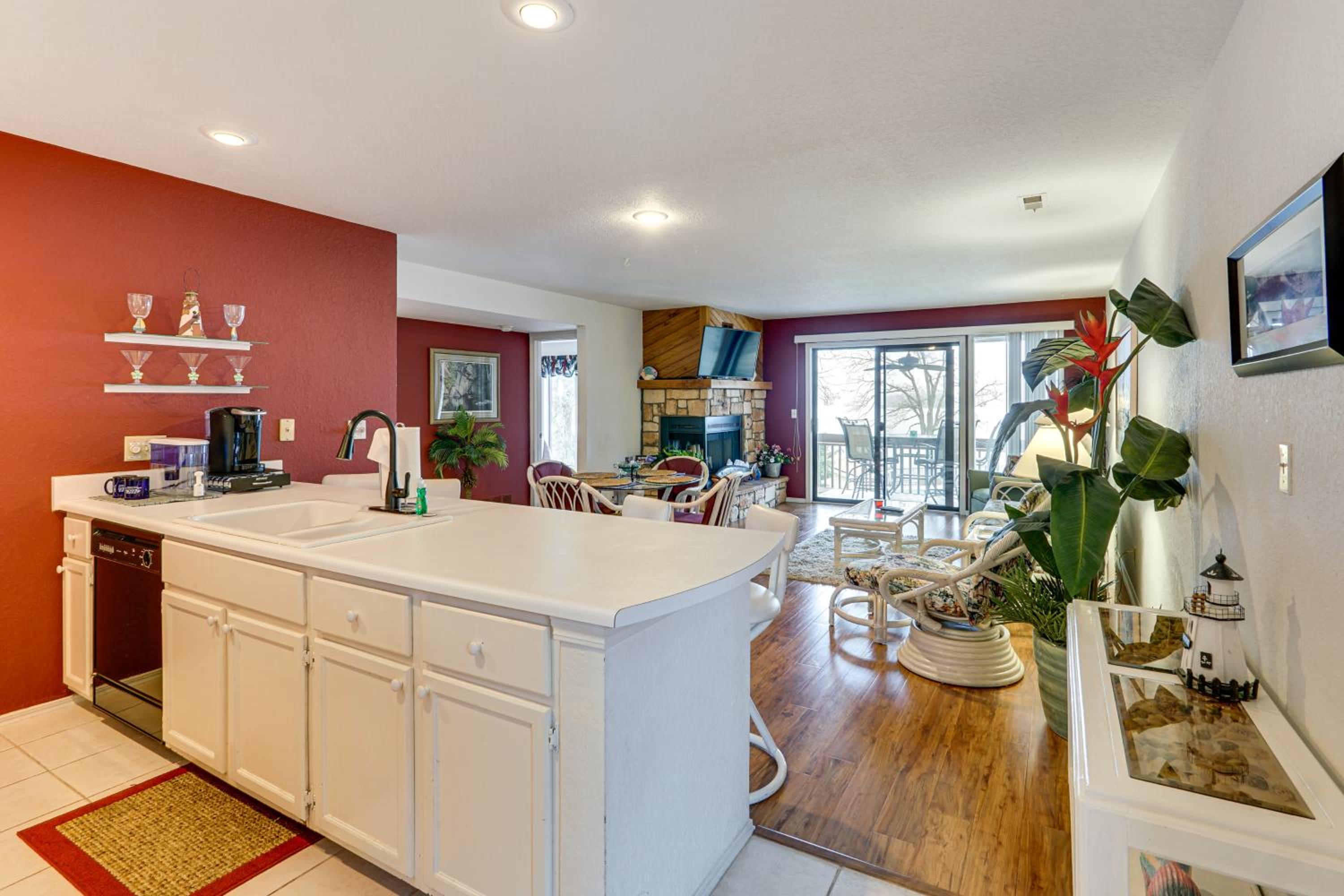 Main Channel View! Condo with Dock and Pool Access