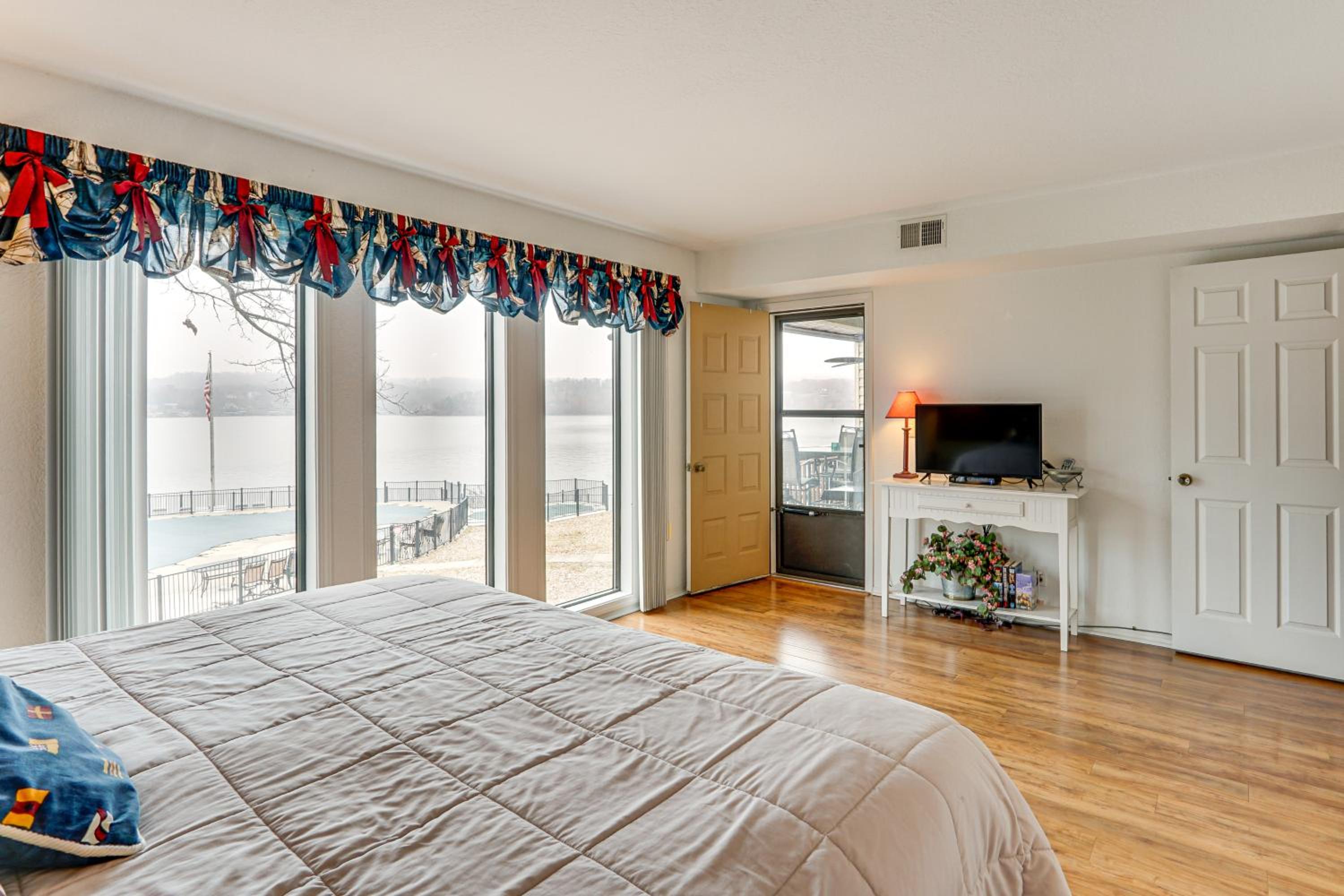 Main Channel View! Condo with Dock and Pool Access