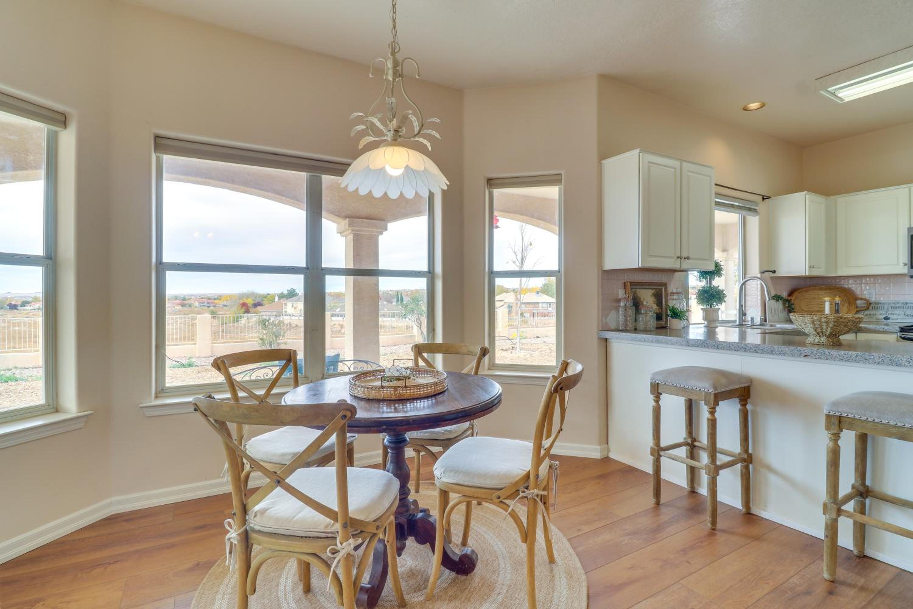 Patio with Tranquil Views! Home 14 Mi to Albuquerque