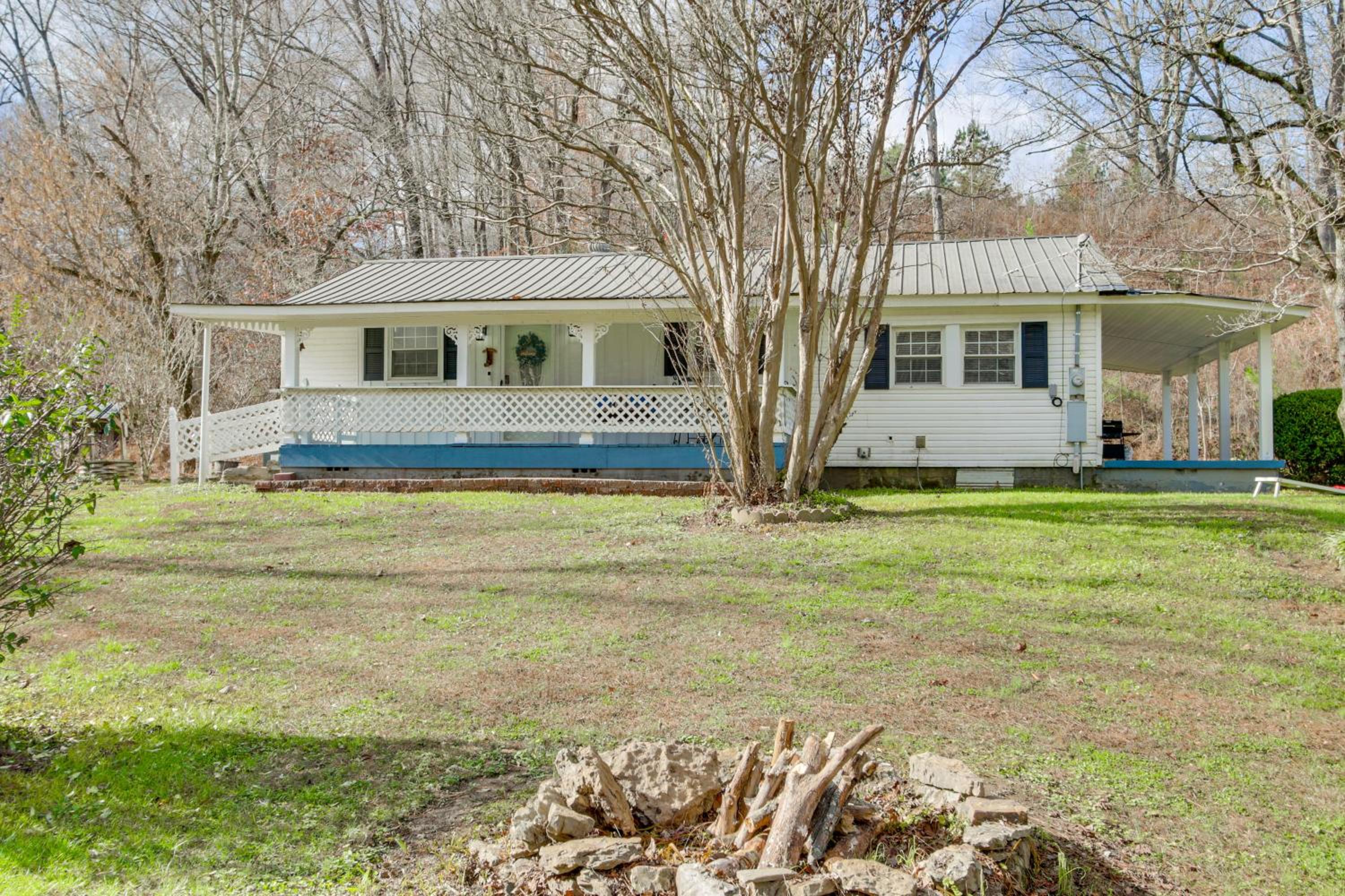 Secluded Getaway on 40 Acres in Lawrenceburg!