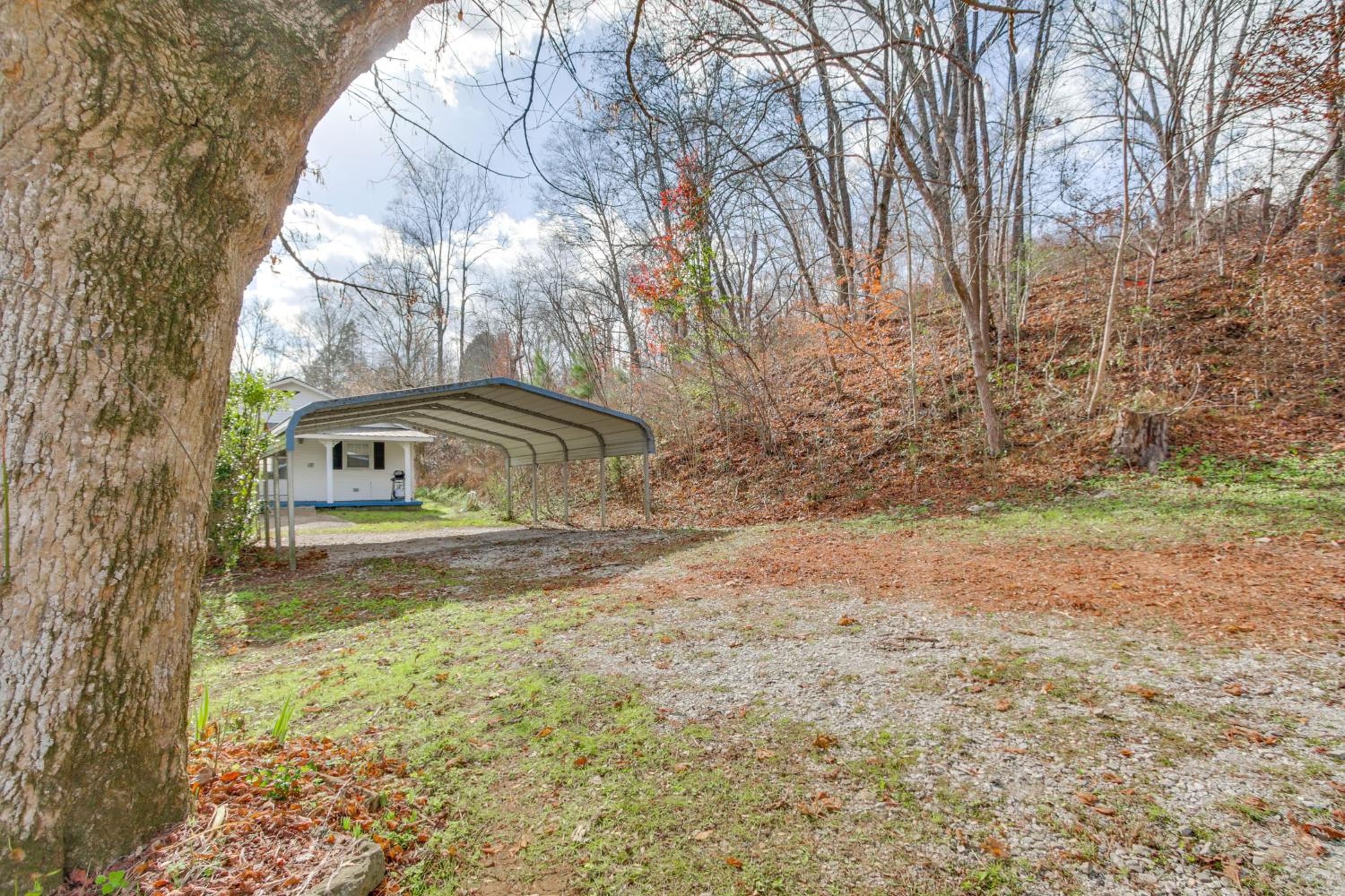 Secluded Getaway on 40 Acres in Lawrenceburg!