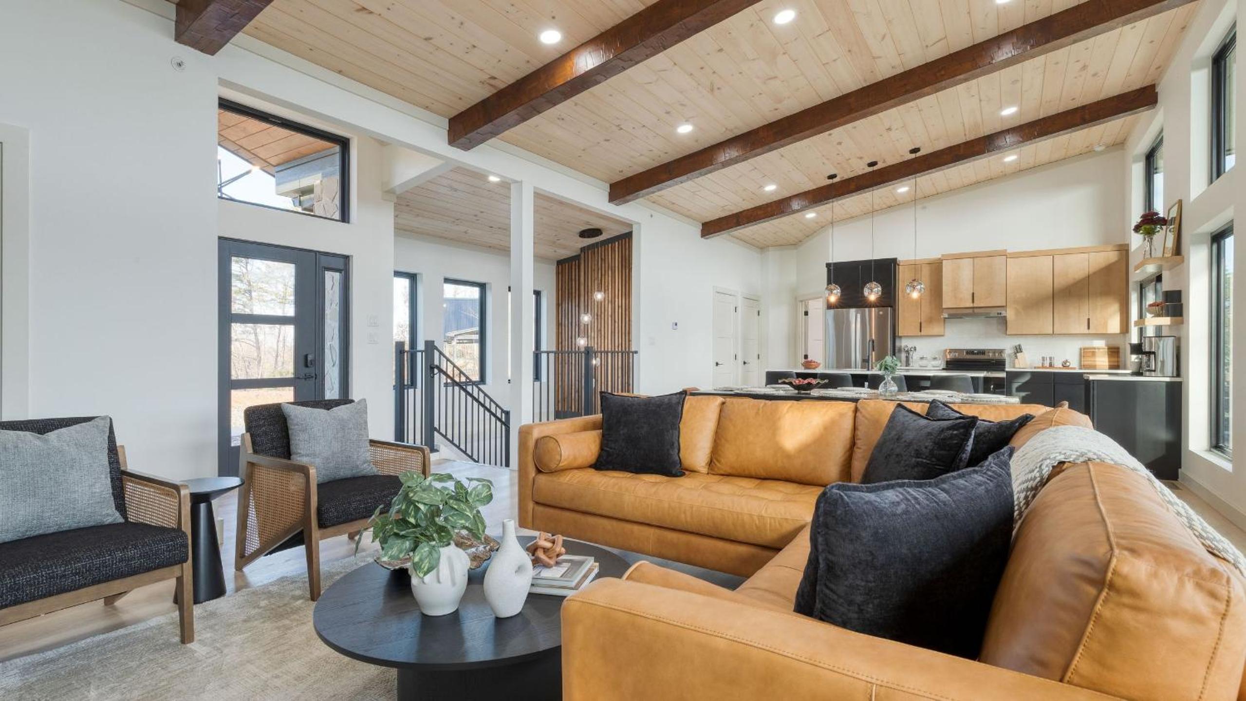 Modern Smoky Mountain Stay With Two Decks Plunge Pool Game Room Overlook Lodge by AvantStay