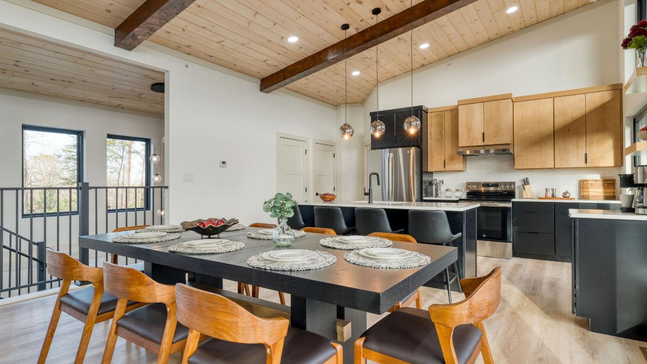 Modern Smoky Mountain Stay With Two Decks Plunge Pool Game Room Overlook Lodge by AvantStay