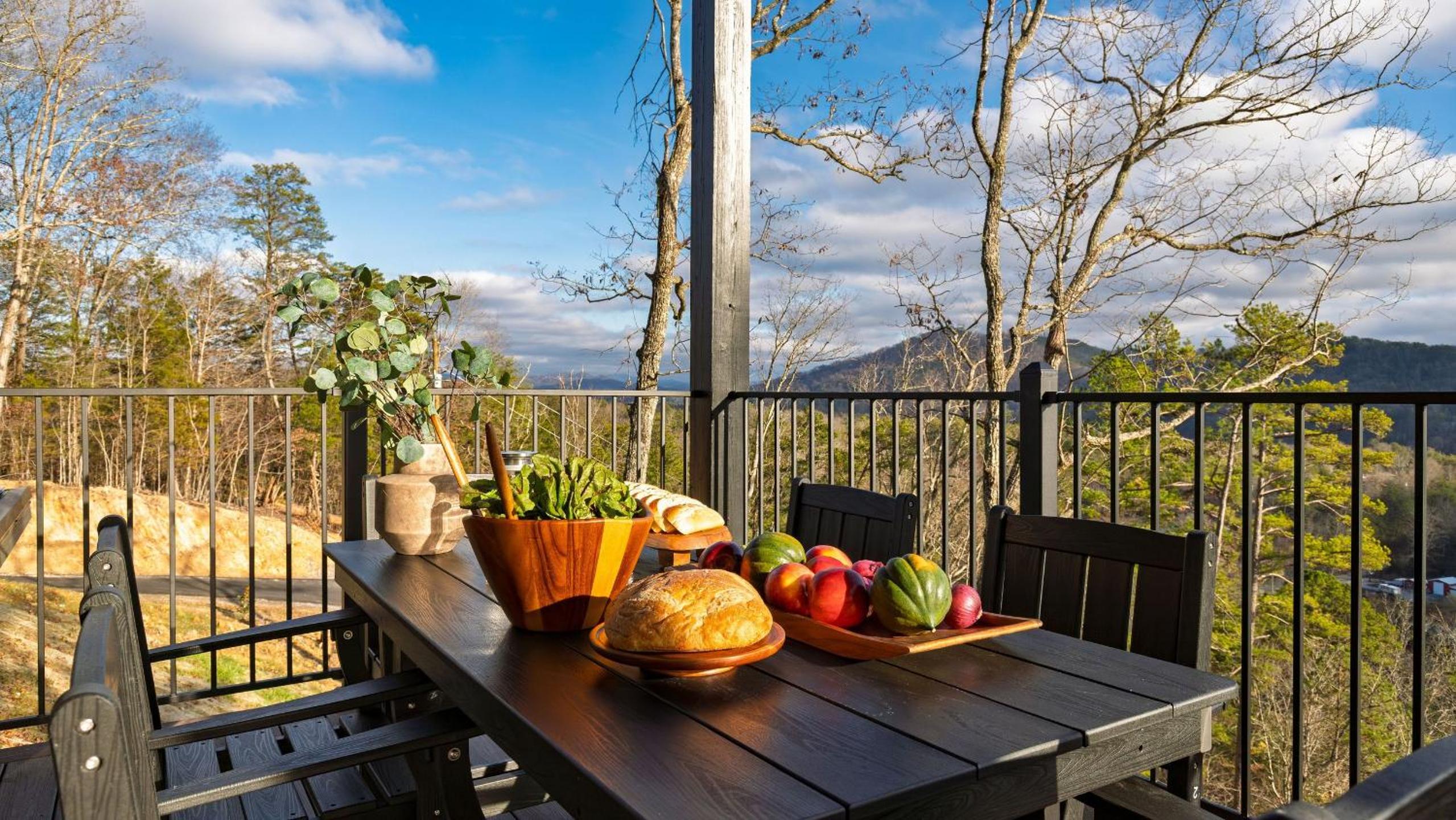 Modern Smoky Mountain Stay With Two Decks Plunge Pool Game Room Overlook Lodge by AvantStay
