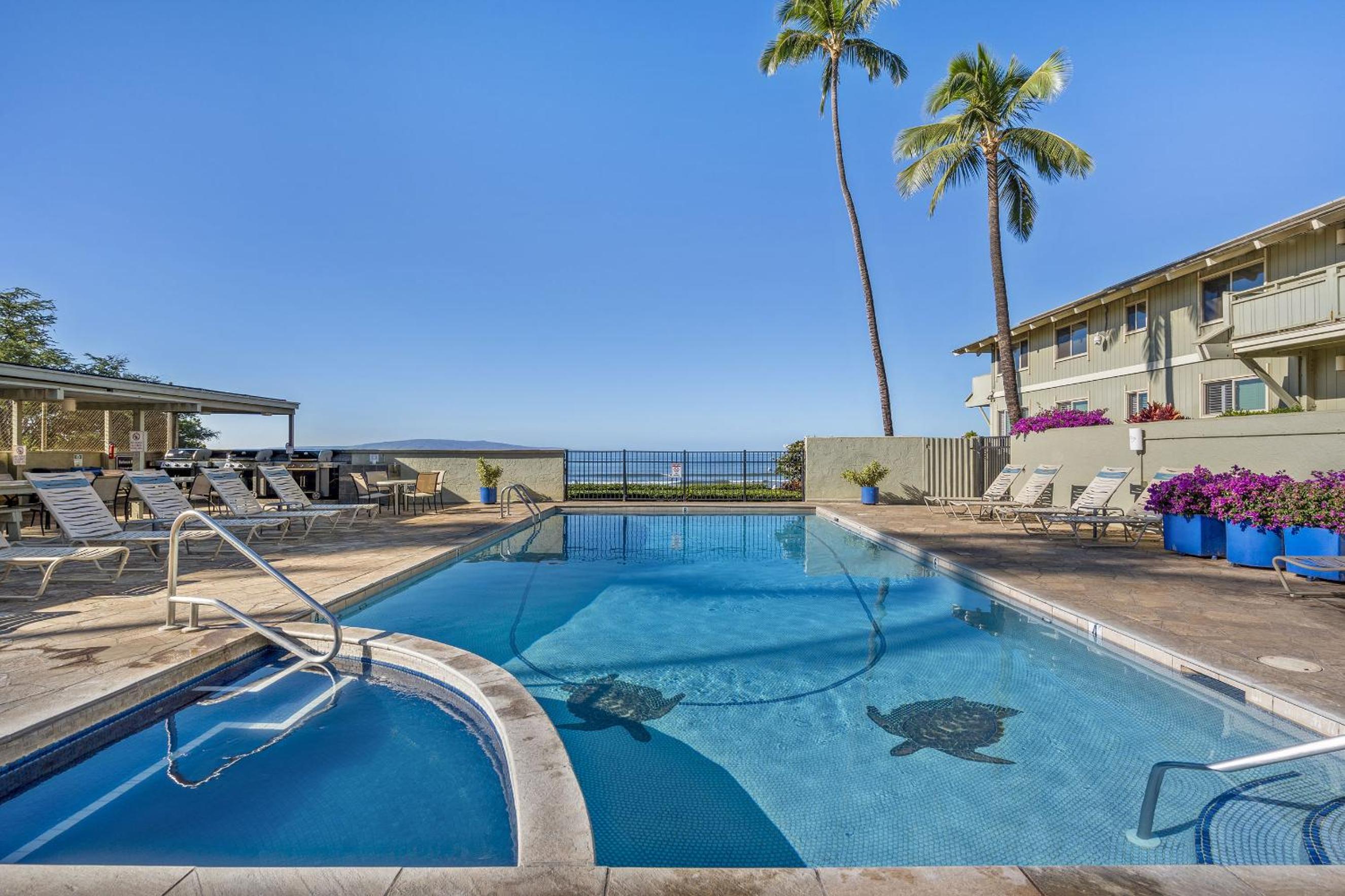 Shores of Maui 215 - Dramatic Ocean Views, Steps to the Beach, Renovated, AC!