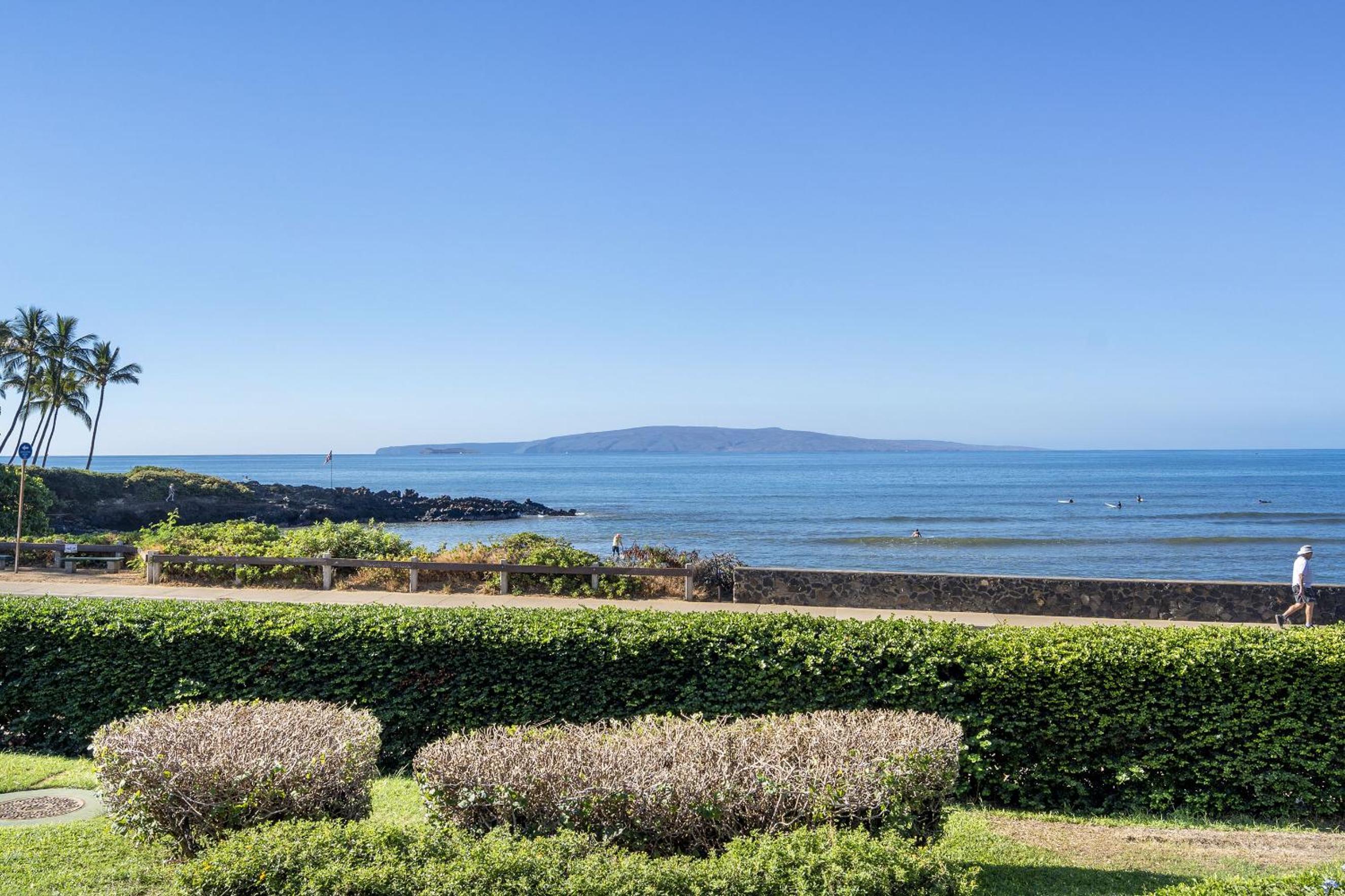 Shores of Maui 215 - Dramatic Ocean Views, Steps to the Beach, Renovated, AC!
