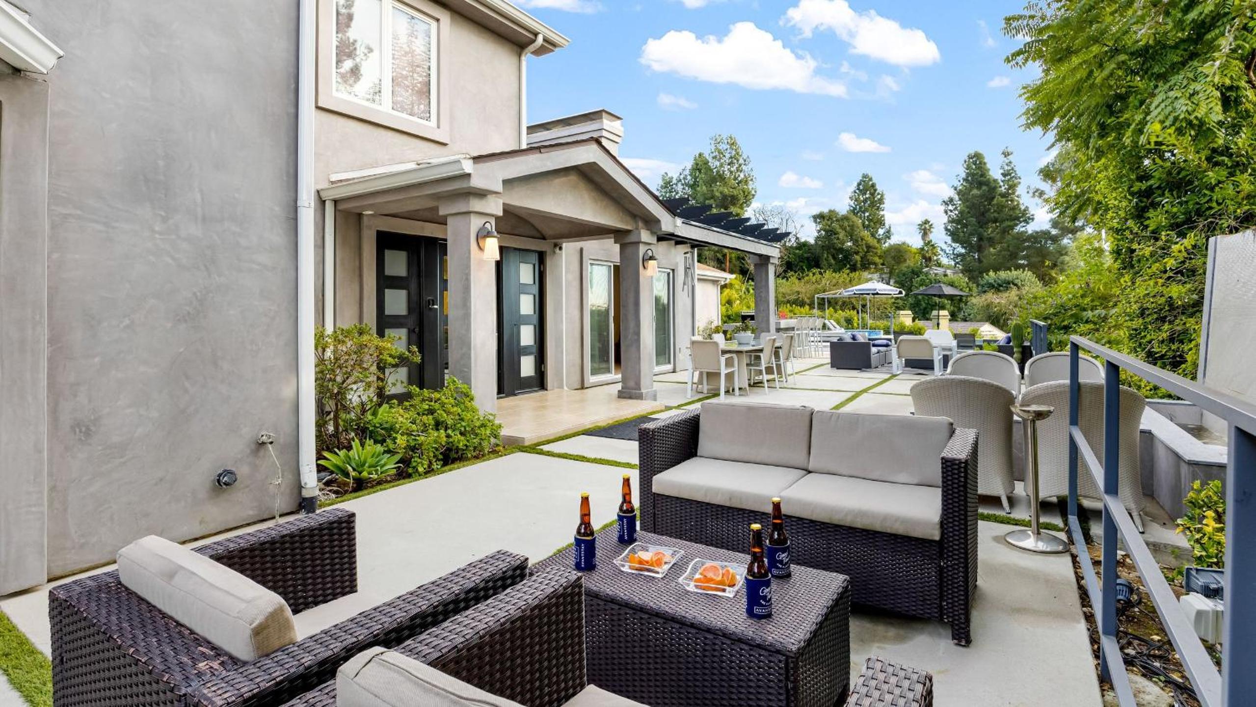 LA Hillside Retreat w Pool Views Fire Pit Outdoor Lounging Casa Bellagio by AvantStay