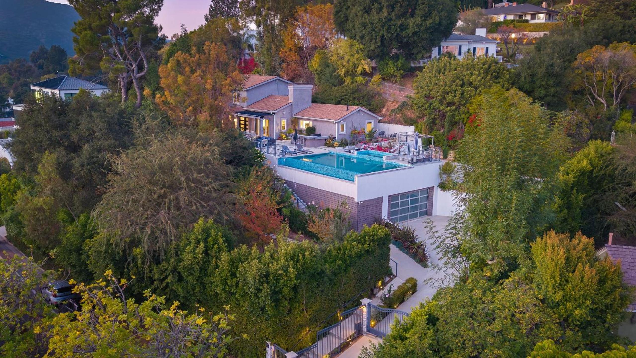 LA Hillside Retreat w Pool Views Fire Pit Outdoor Lounging Casa Bellagio by AvantStay
