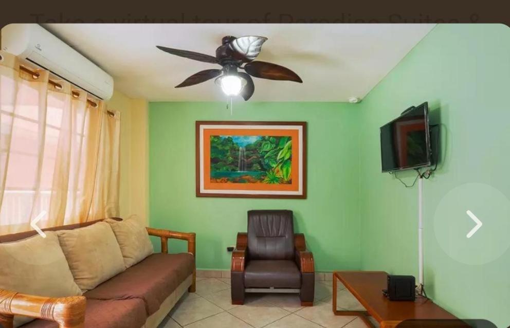 Paradise suites and residence with pool and balcony