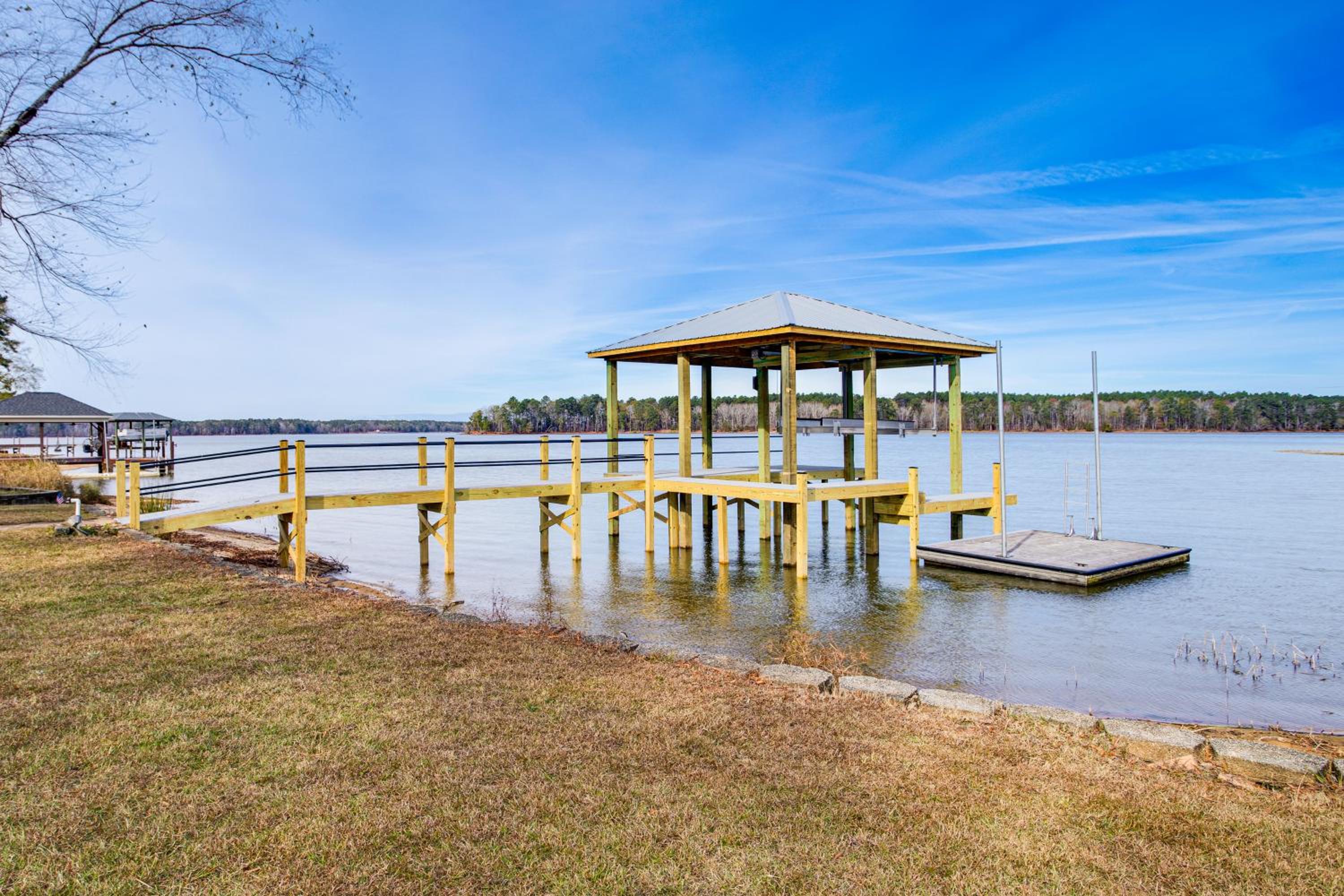 Lake Wateree Home with Boat Dock! Pets Welcome