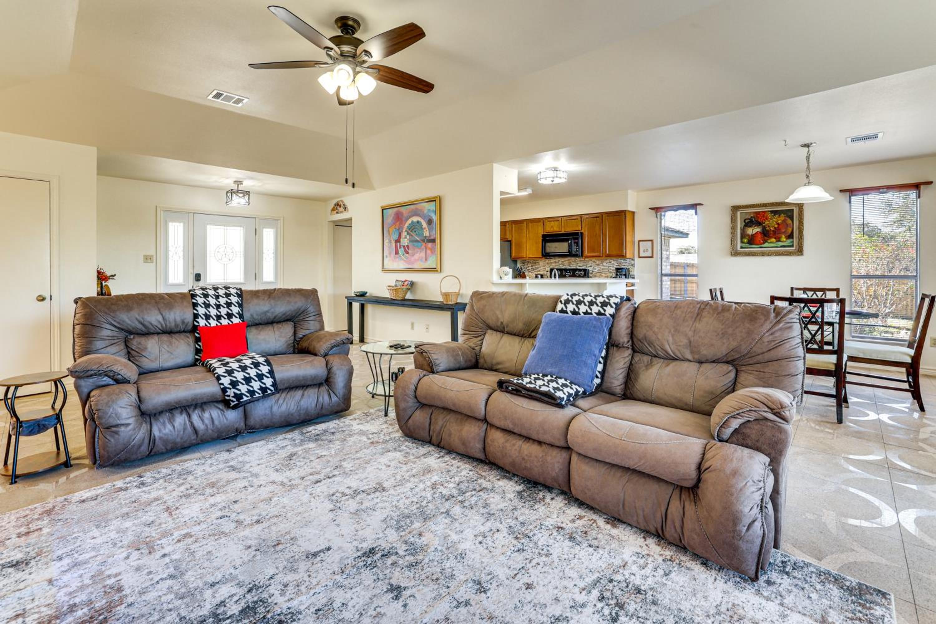 Family Home with Games and Fenced Yard in San Antonio!