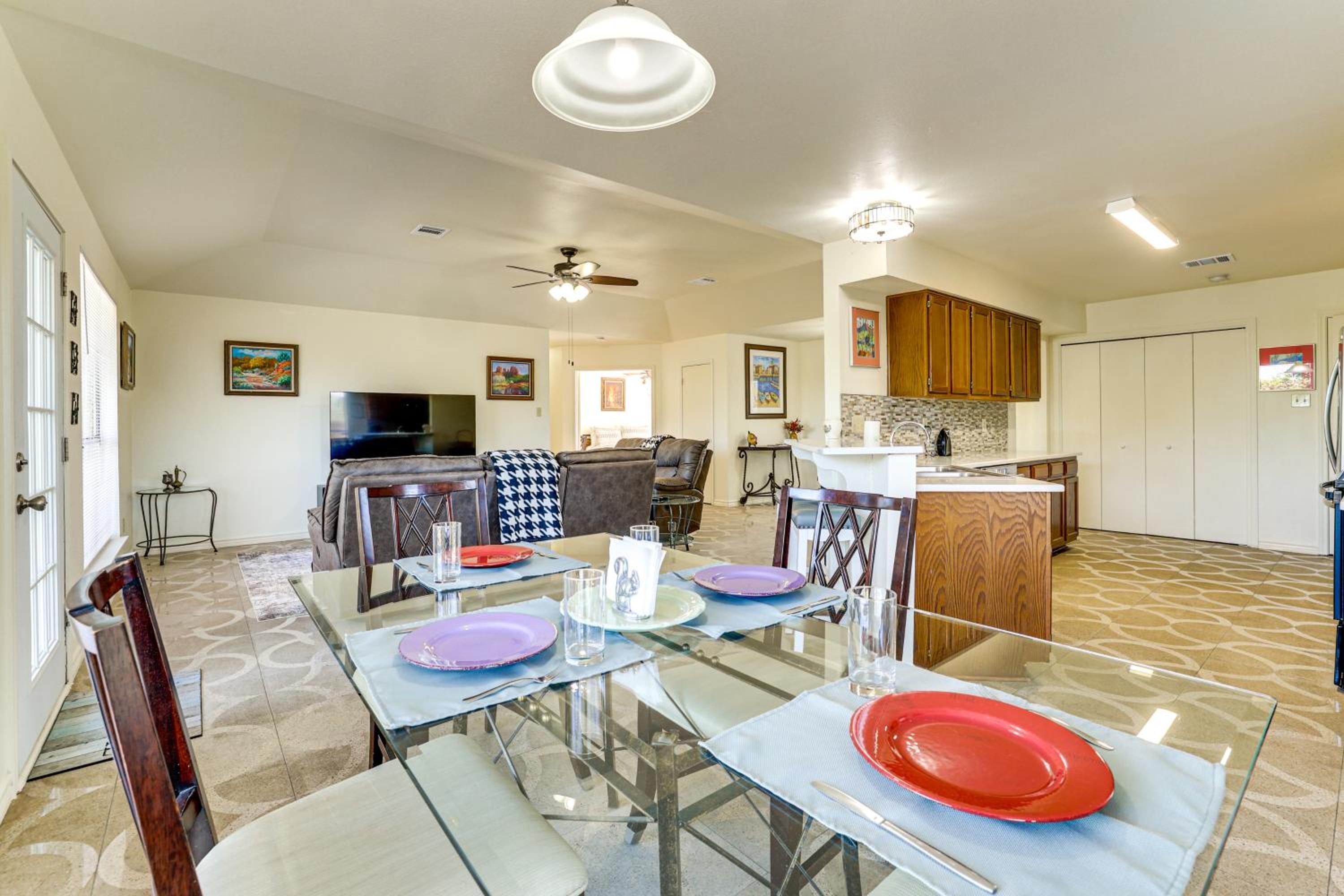 Family Home with Games and Fenced Yard in San Antonio!