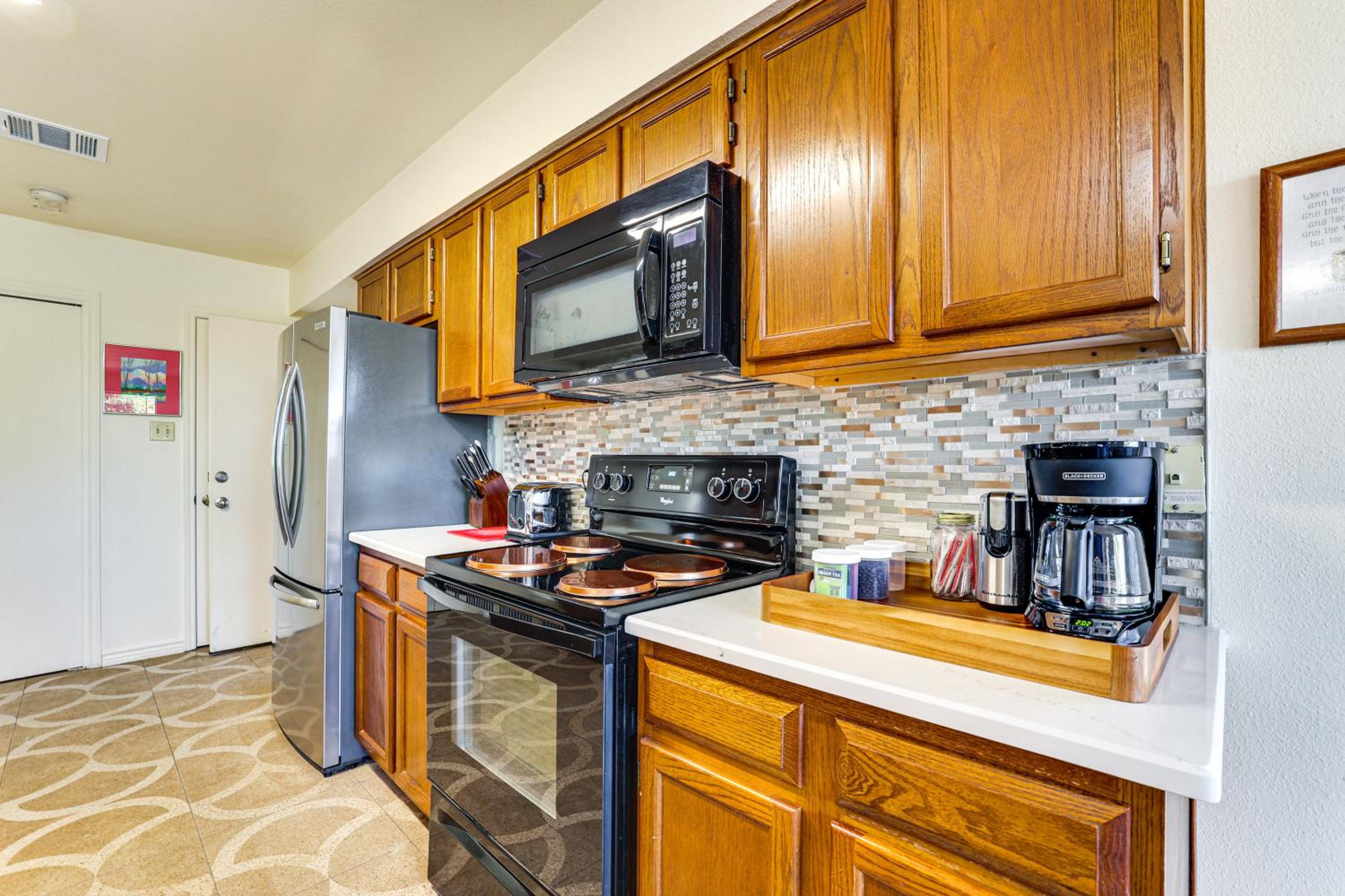 Family Home with Games and Fenced Yard in San Antonio!
