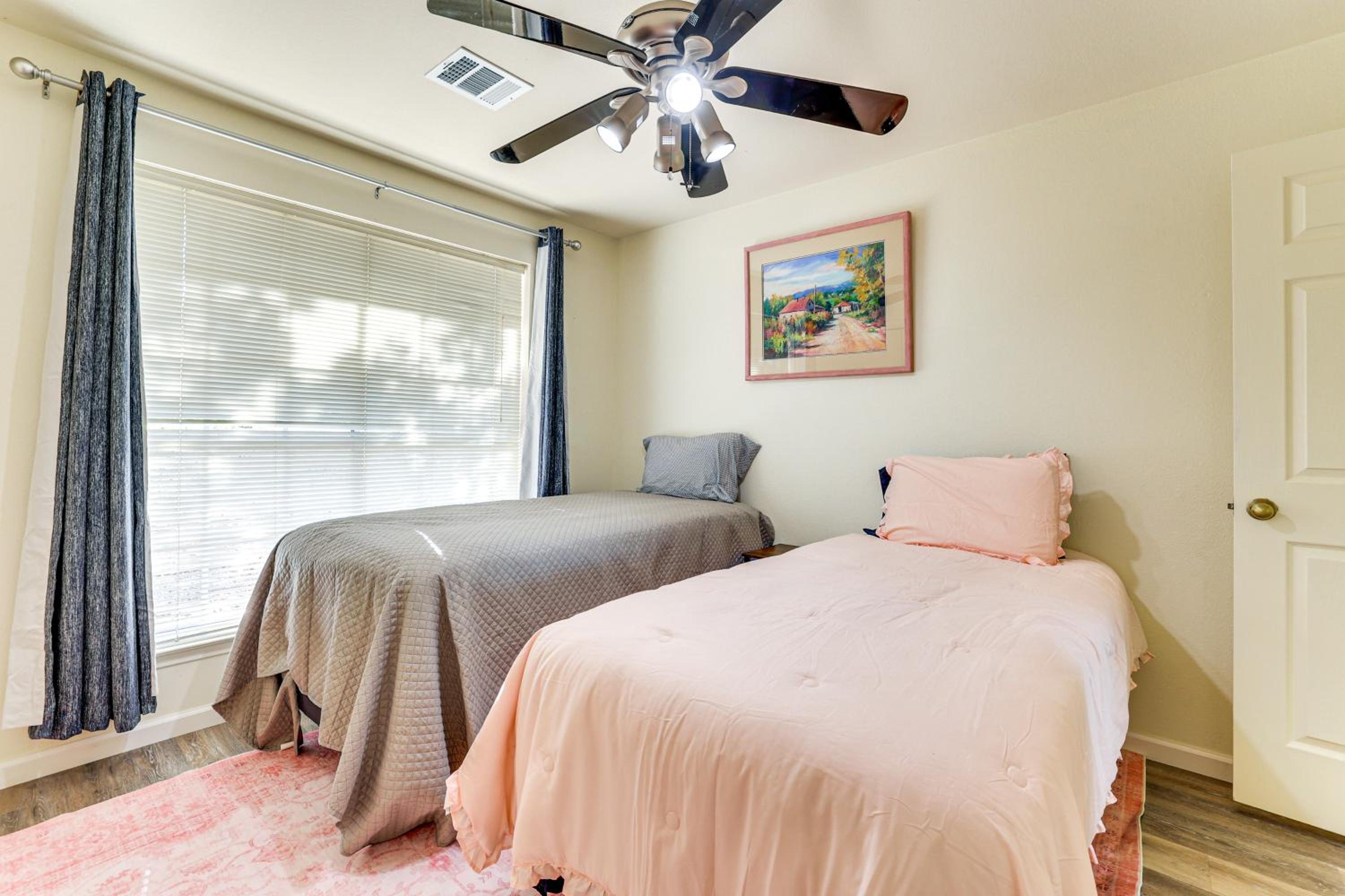 Family Home with Games and Fenced Yard in San Antonio!
