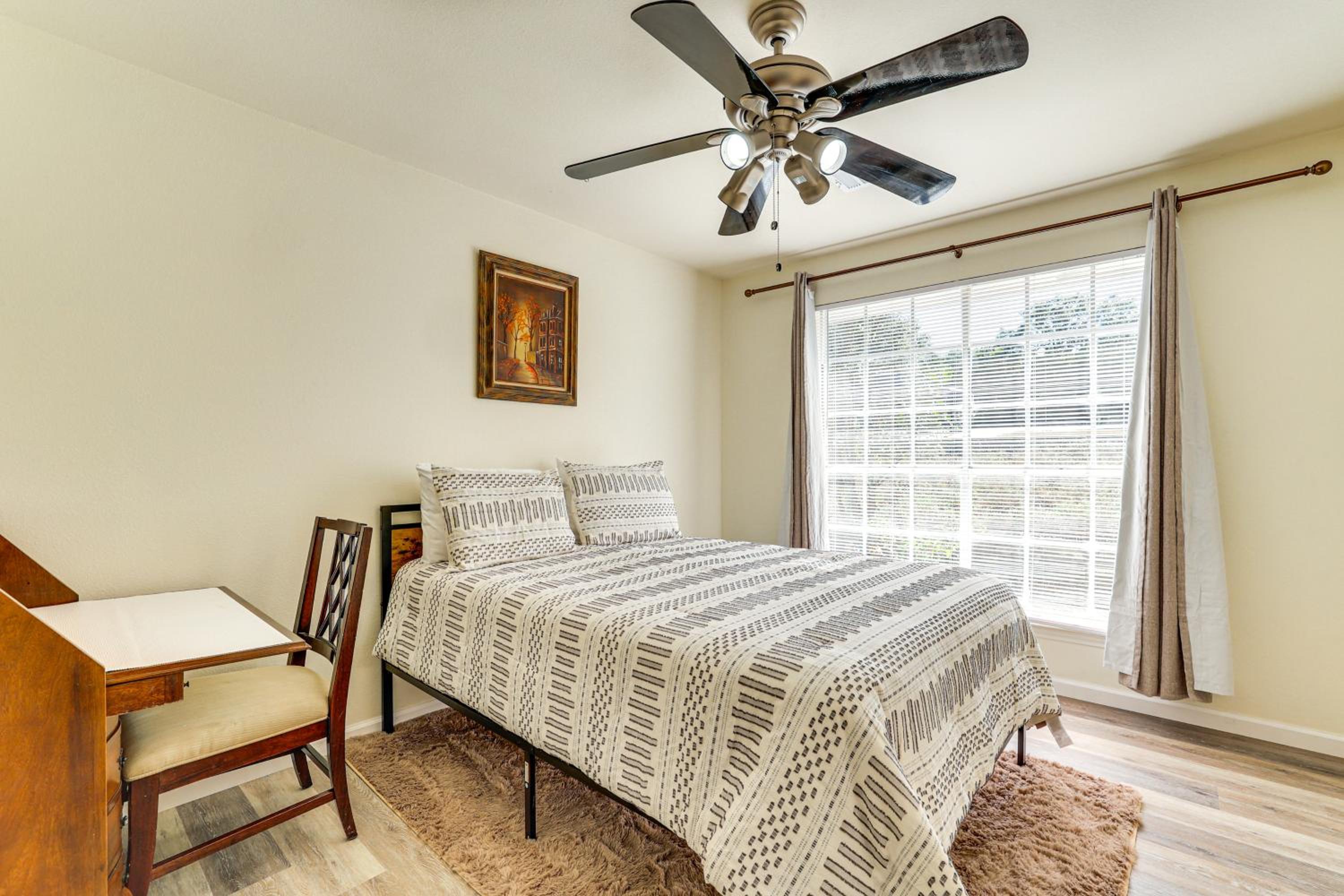 Family Home with Games and Fenced Yard in San Antonio!