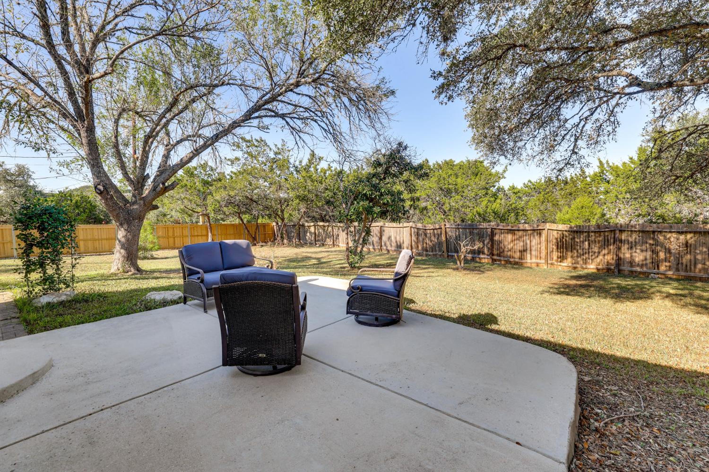 Family Home with Games and Fenced Yard in San Antonio!