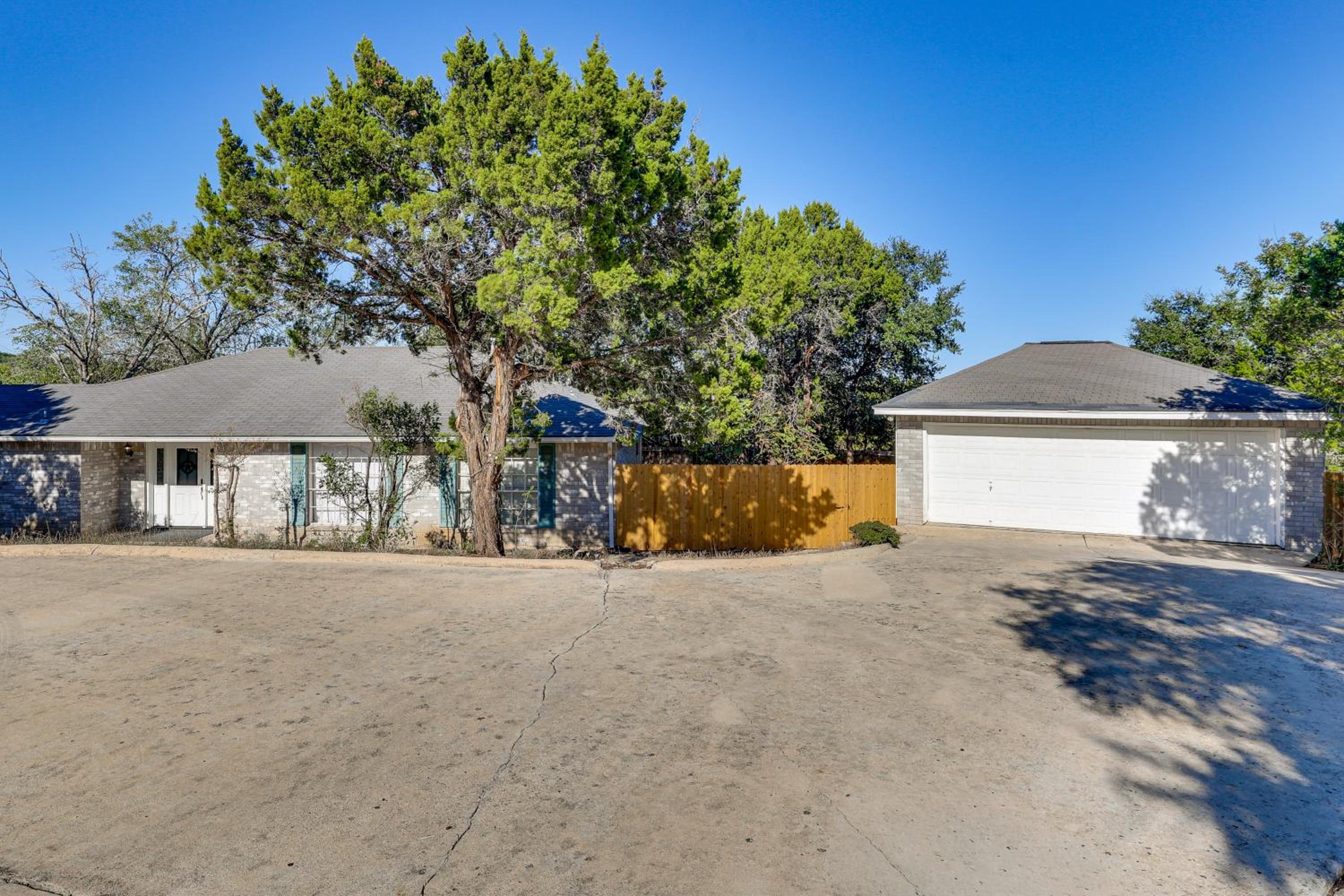 Family Home with Games and Fenced Yard in San Antonio!
