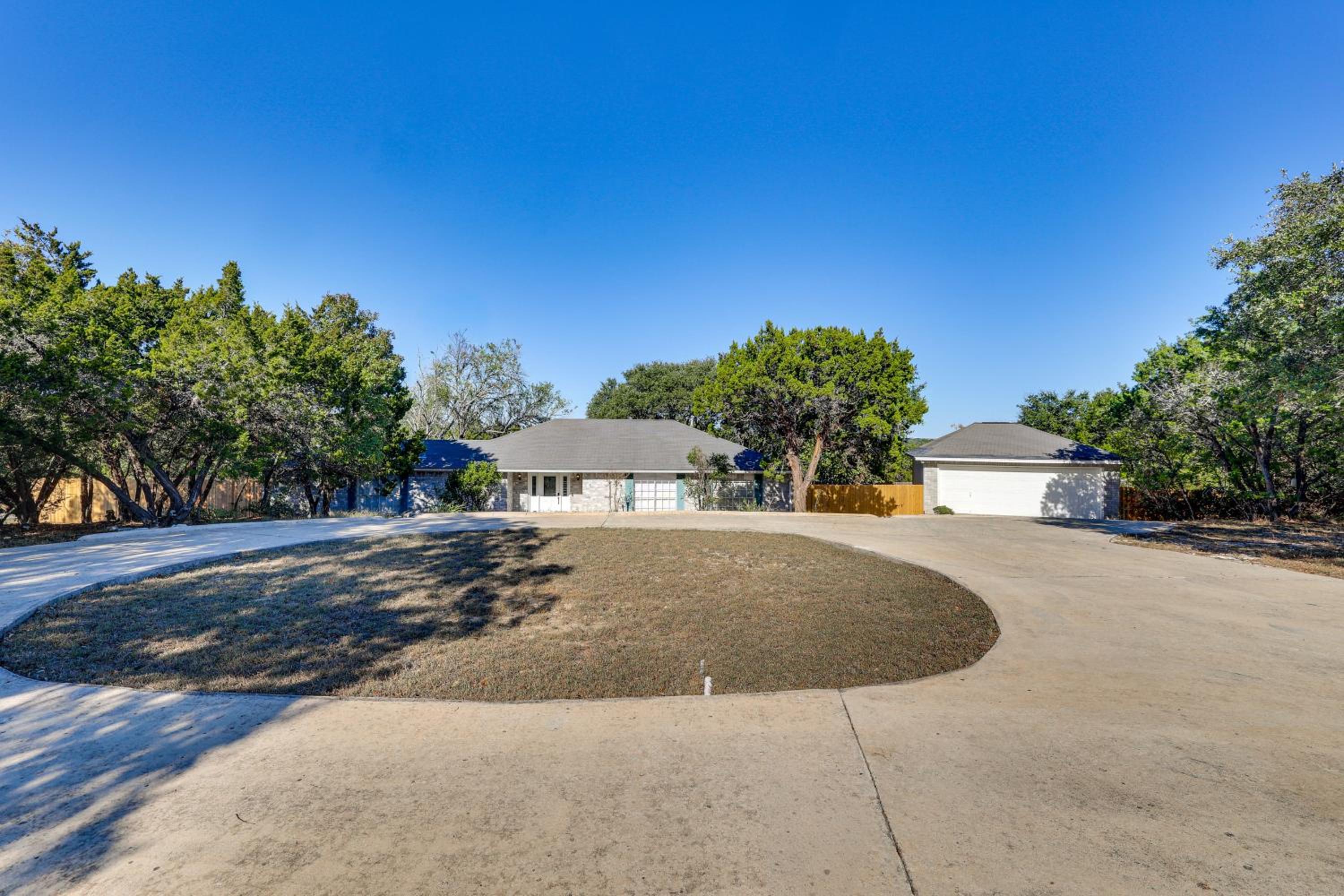Family Home with Games and Fenced Yard in San Antonio!