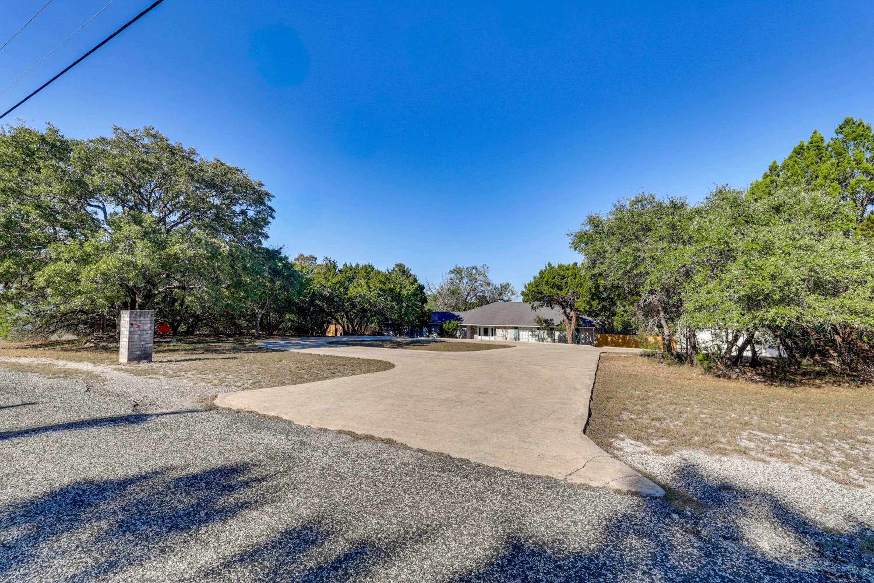 Family Home with Games and Fenced Yard in San Antonio!